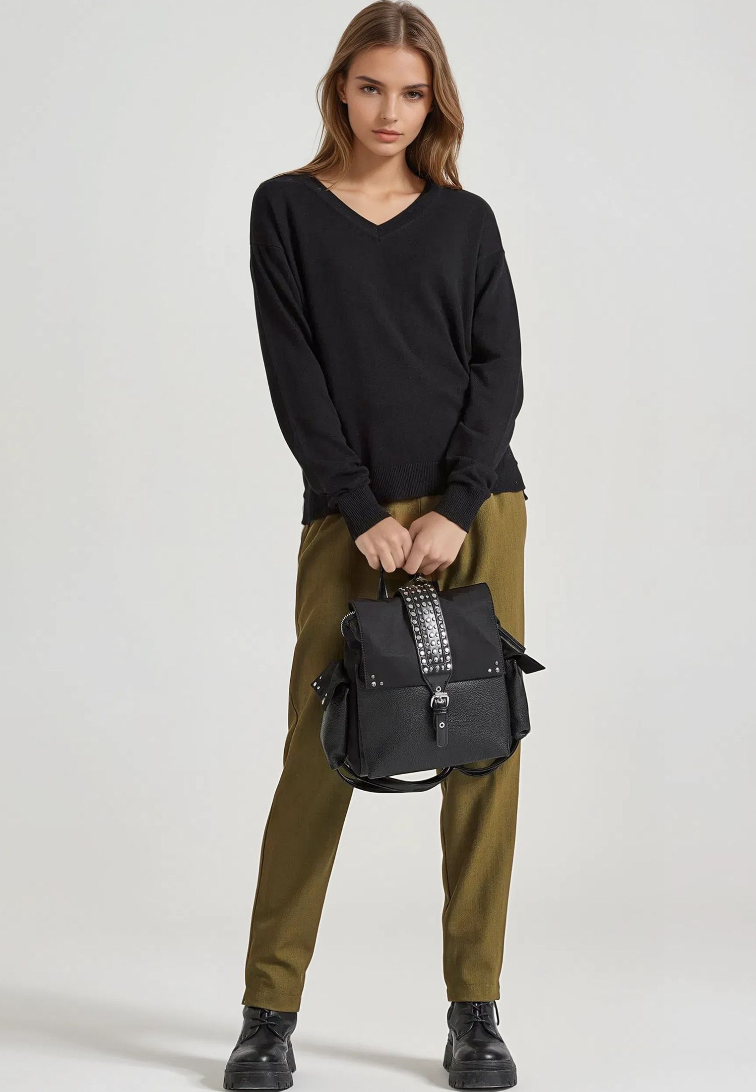 Women's Knitwear Funky Buddha Black