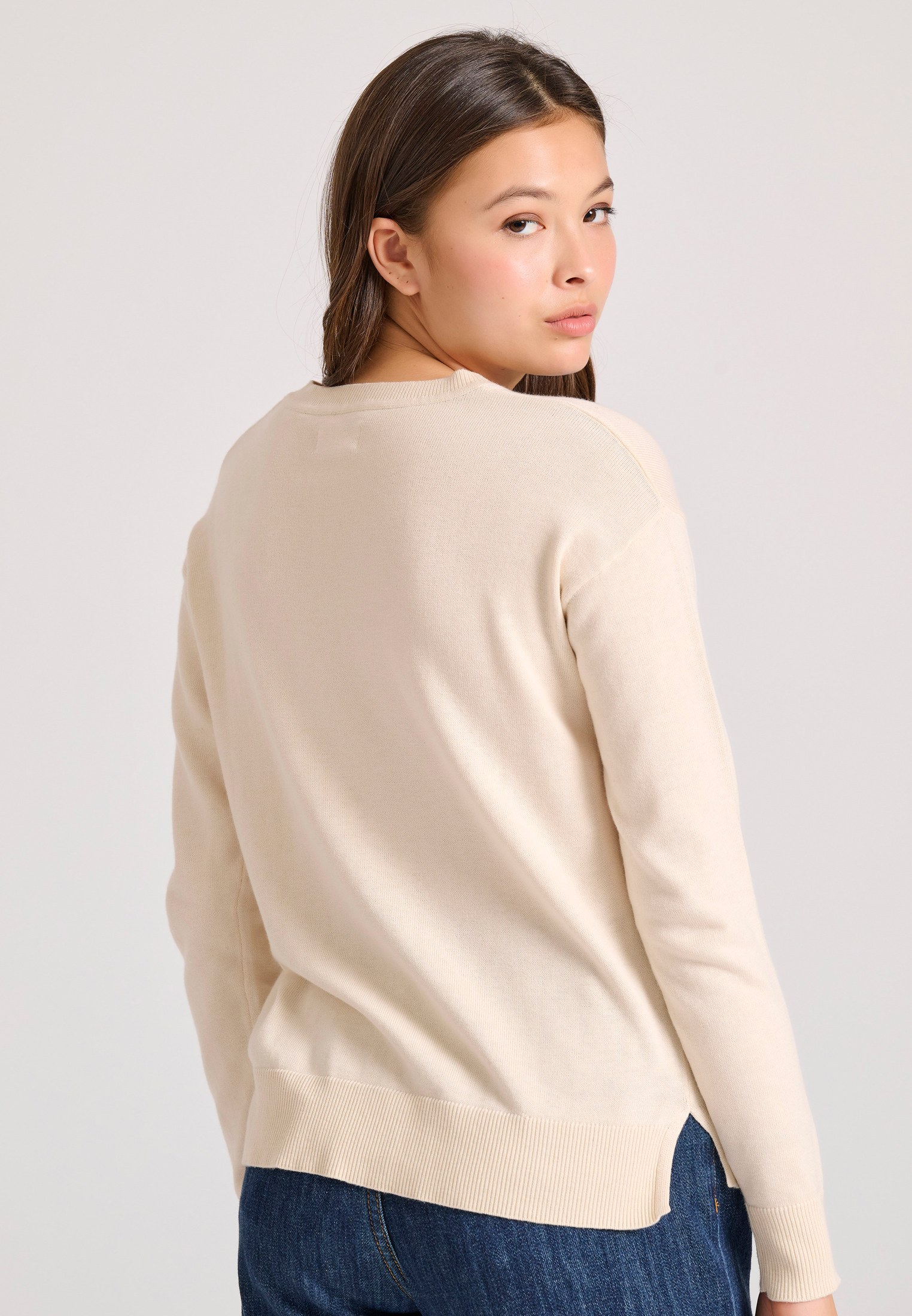 Women's Knitwear Funky Buddha White