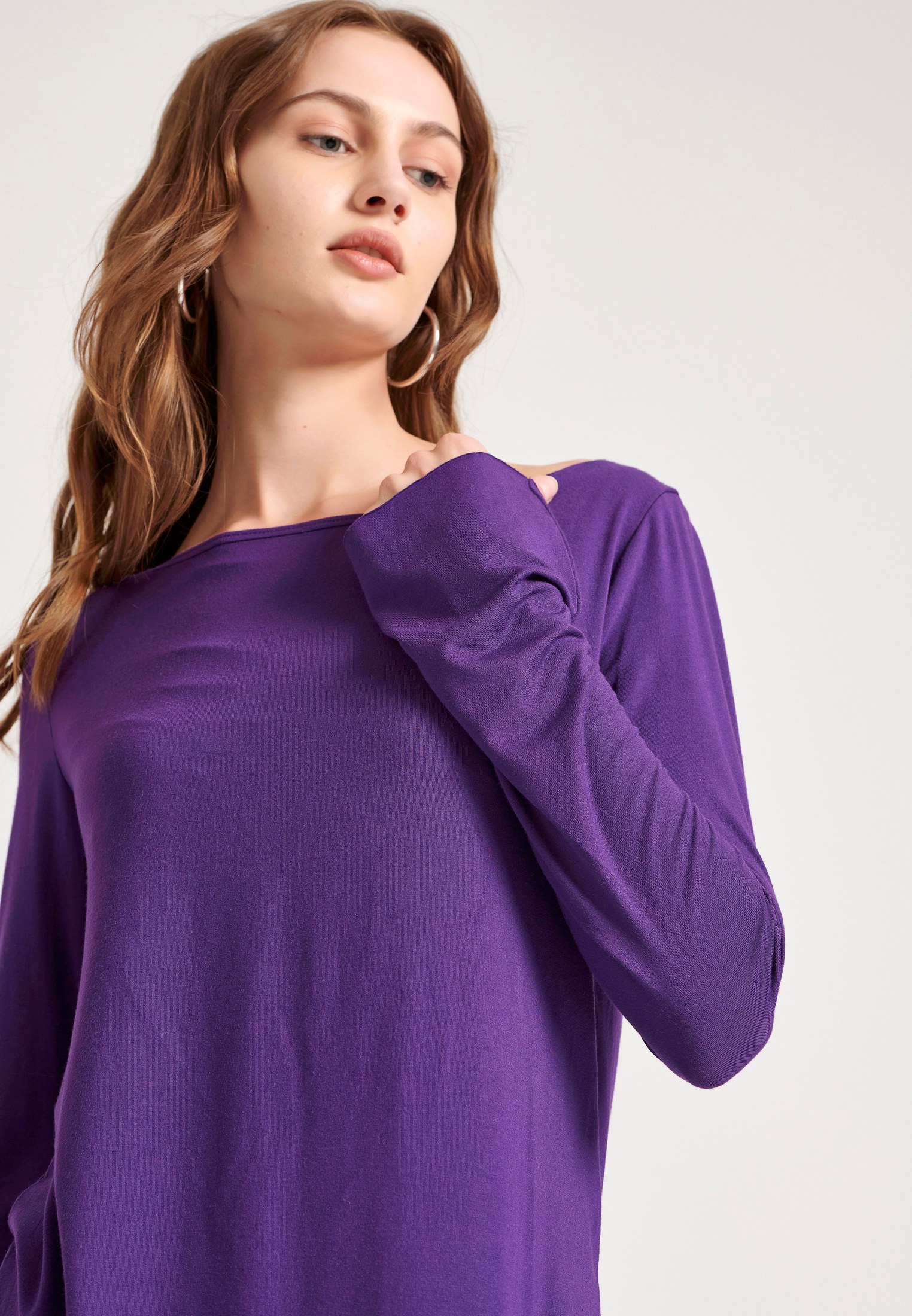 Women's Blouses Funky Buddha Purple