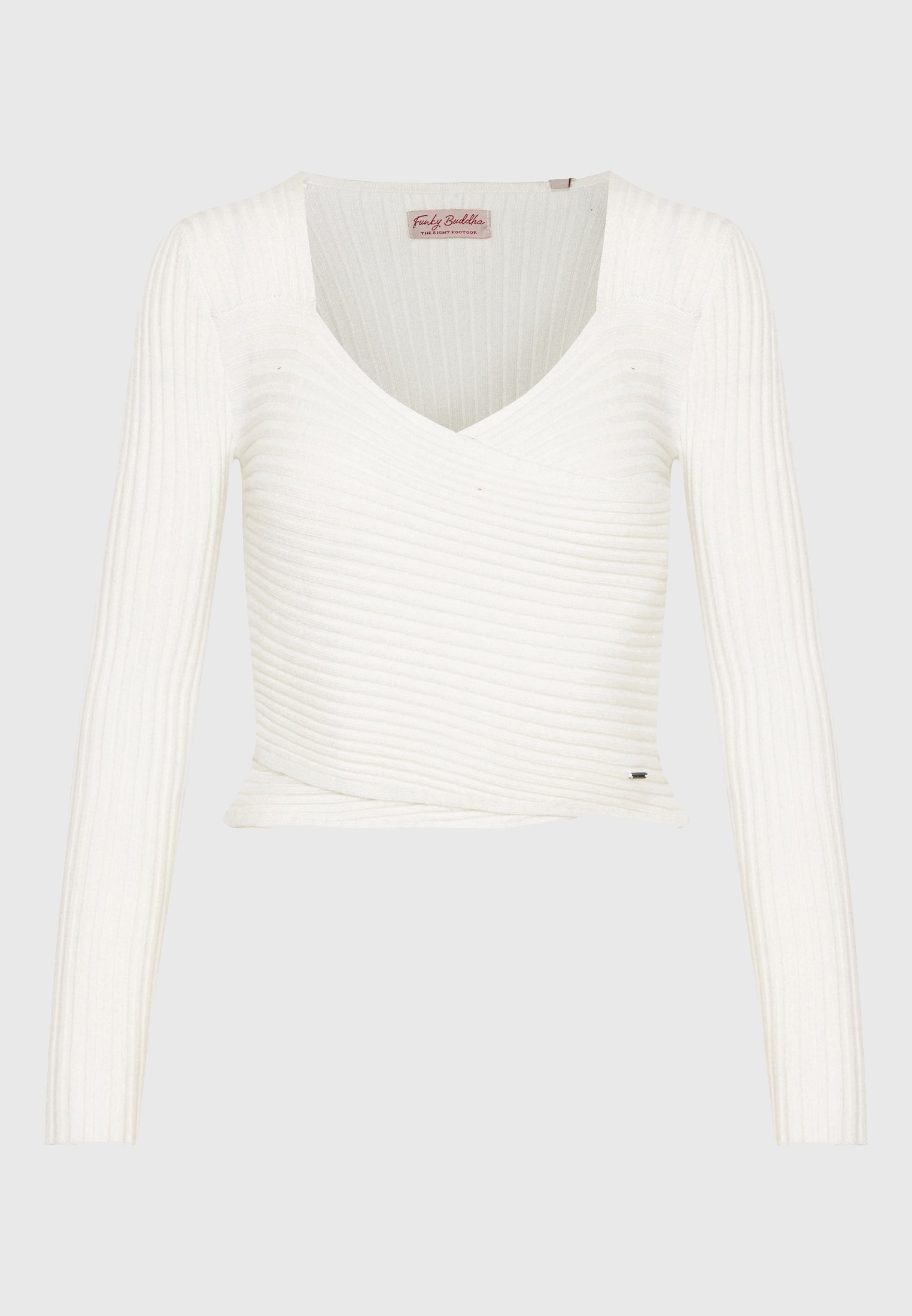 Women's Knitwear Funky Buddha White