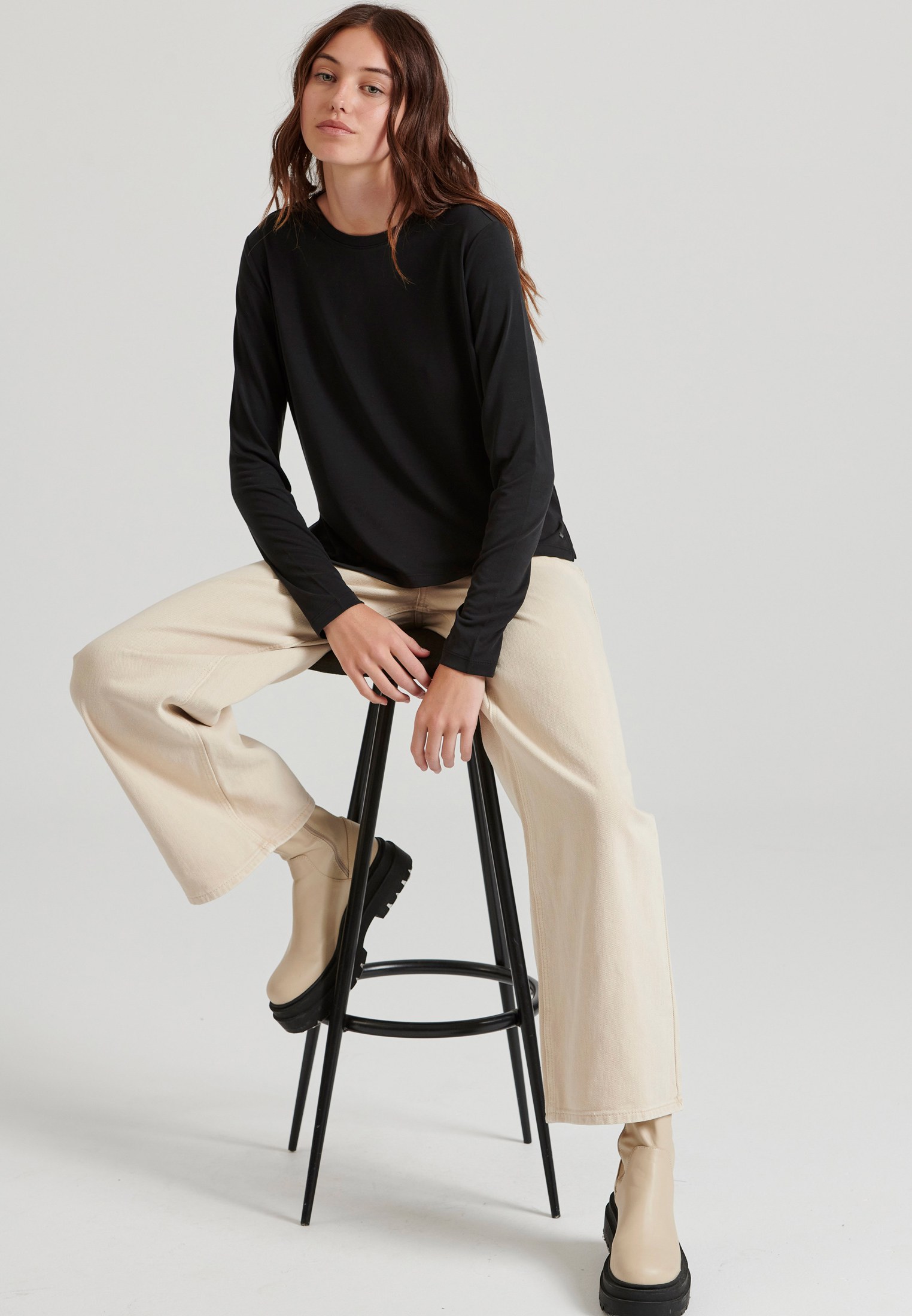 Women's Blouses Funky Buddha Black