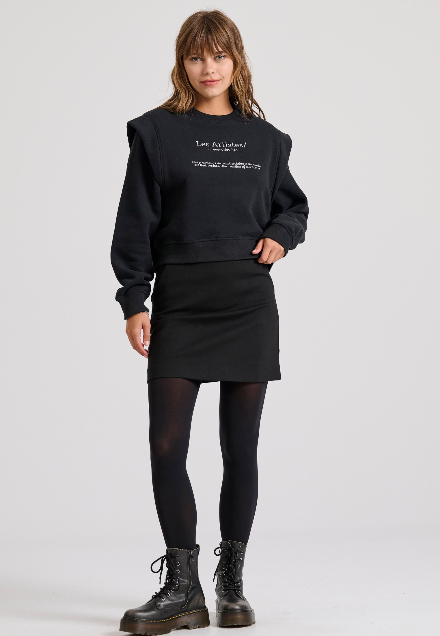 Women's Skirts Funky Buddha Black