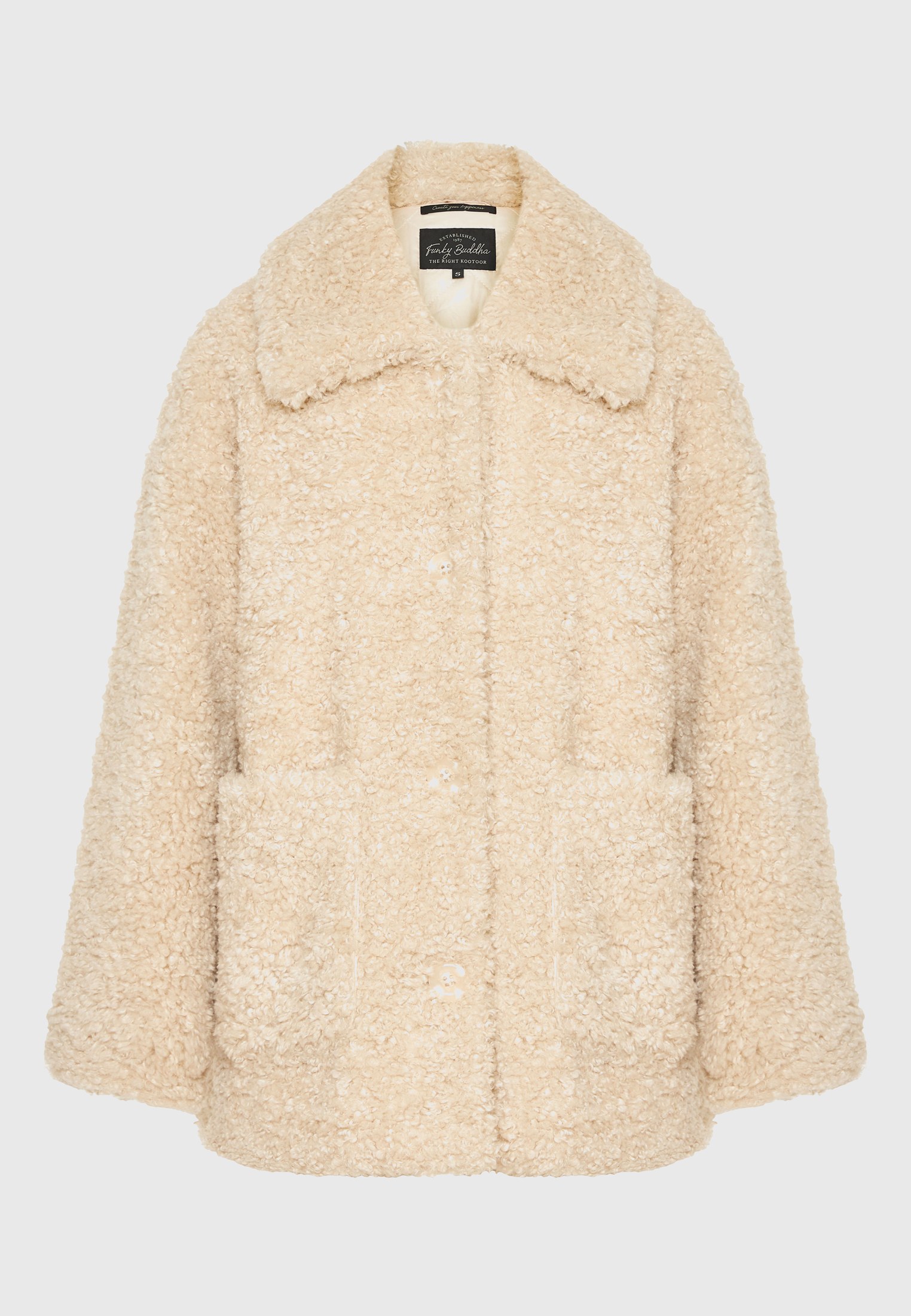 Women's Jackets Funky Buddha White