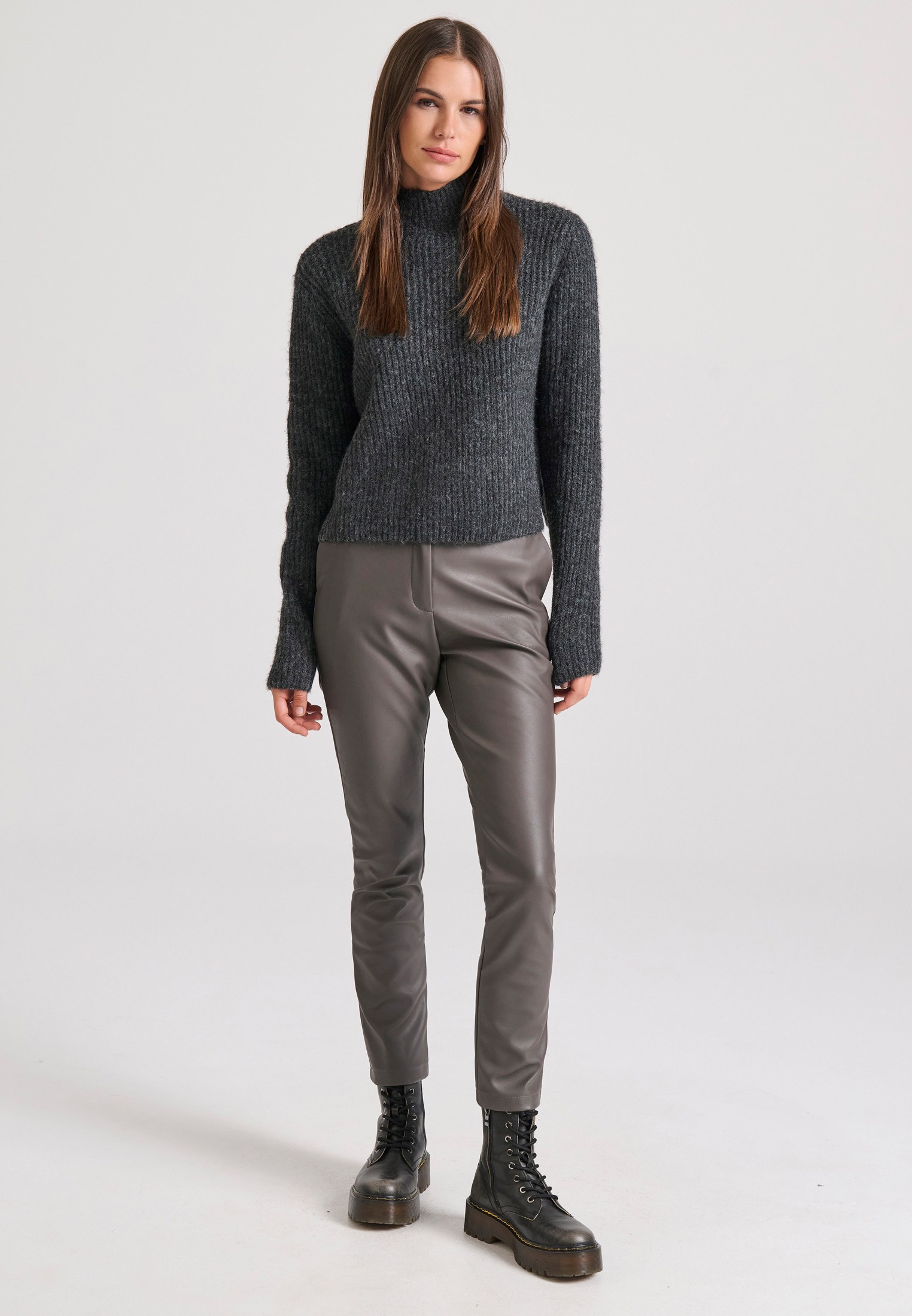 Women's Knitwear Funky Buddha Gray