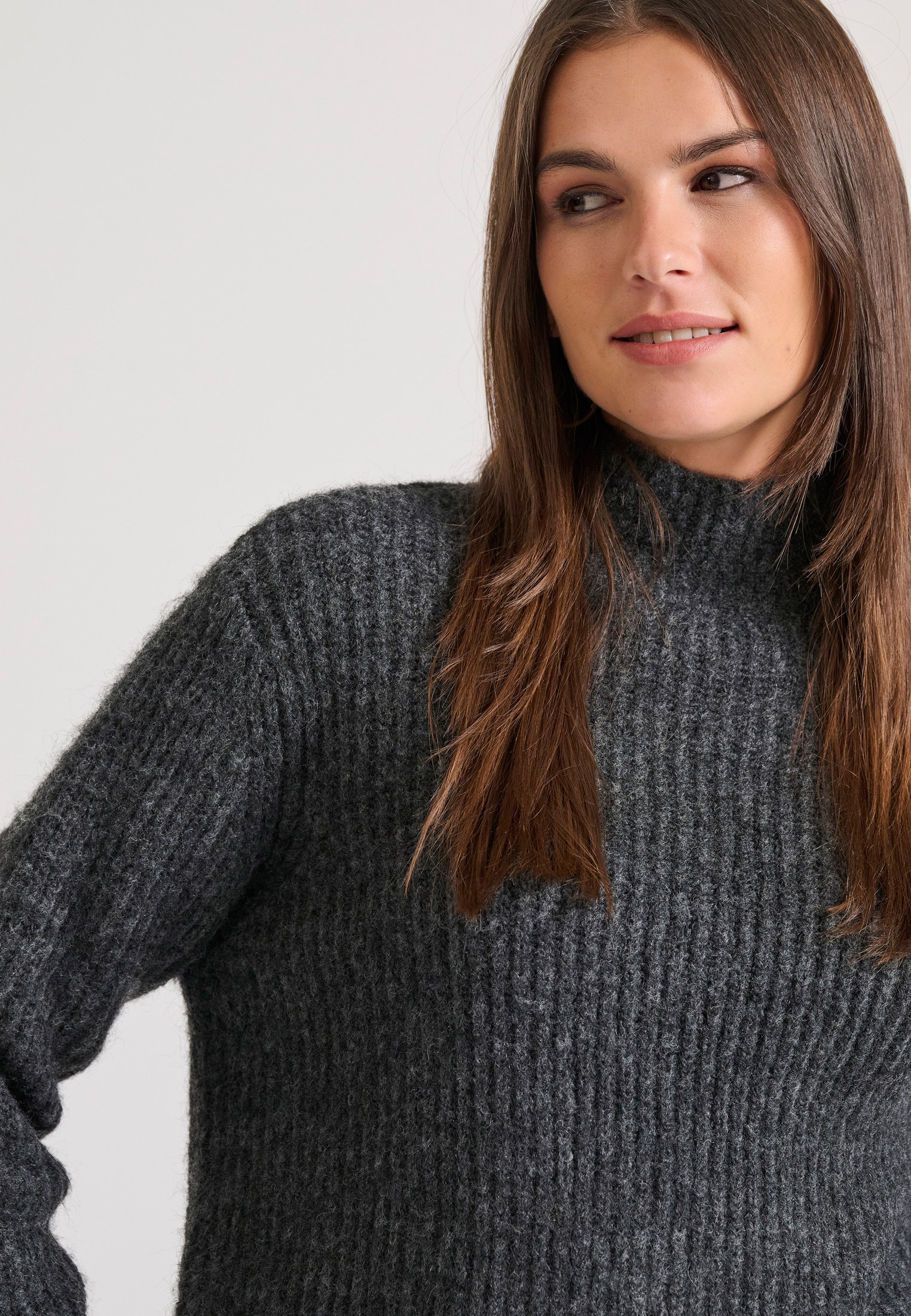 Women's Knitwear Funky Buddha Gray