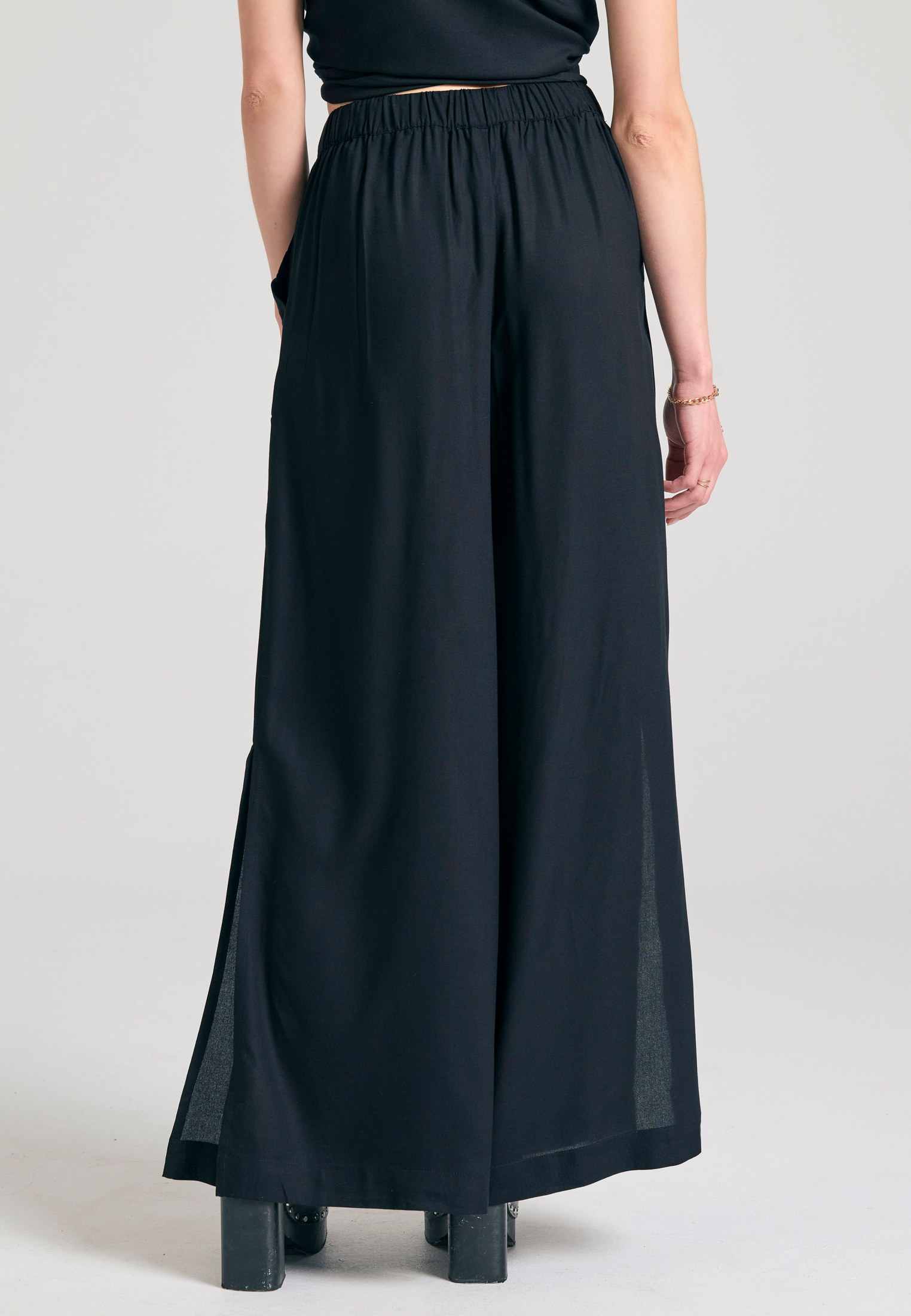 Women's Trousers Funky Buddha Black