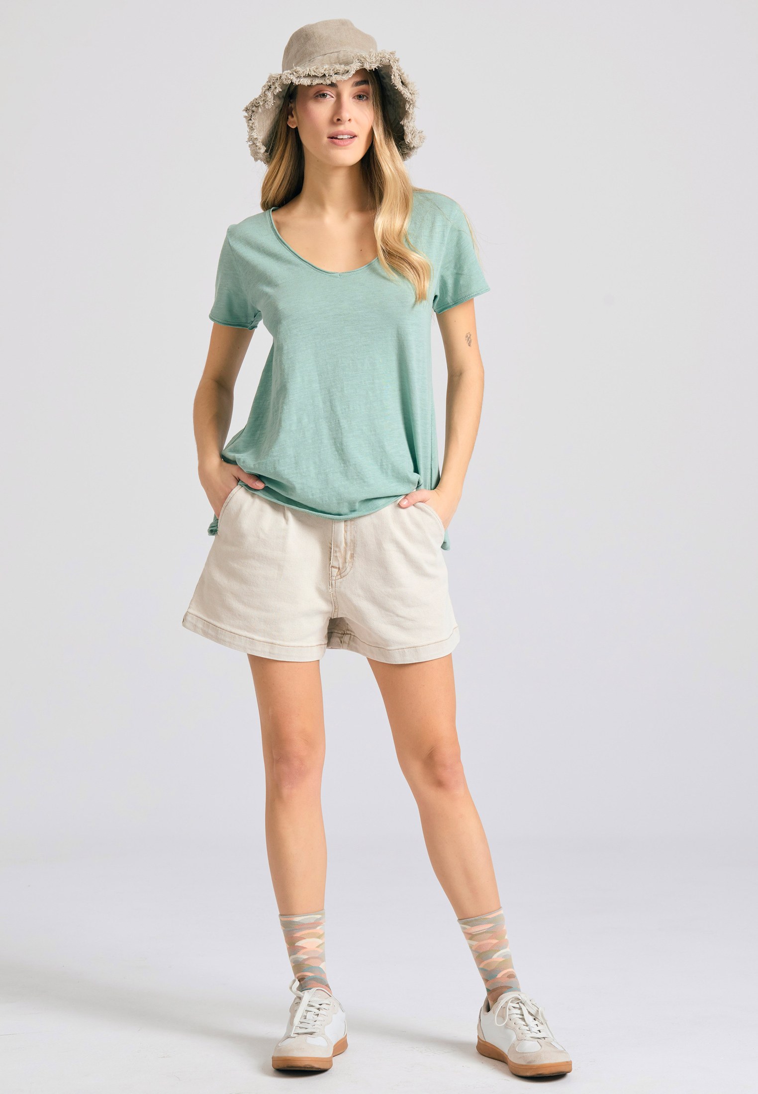 Women's T-Shirts Funky Buddha Green