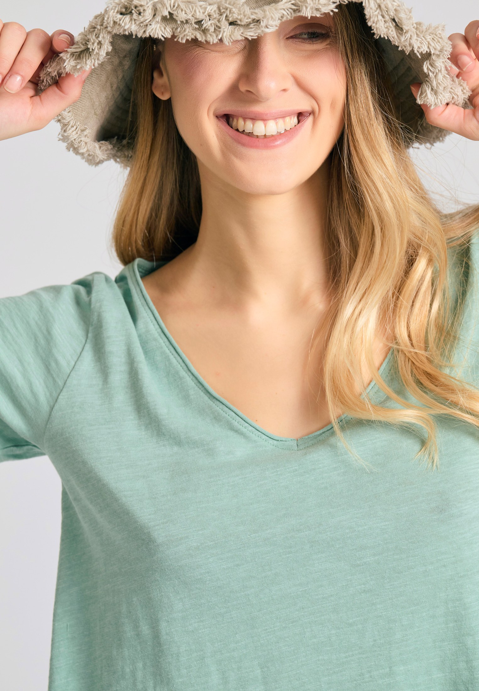 Women's T-Shirts Funky Buddha Green