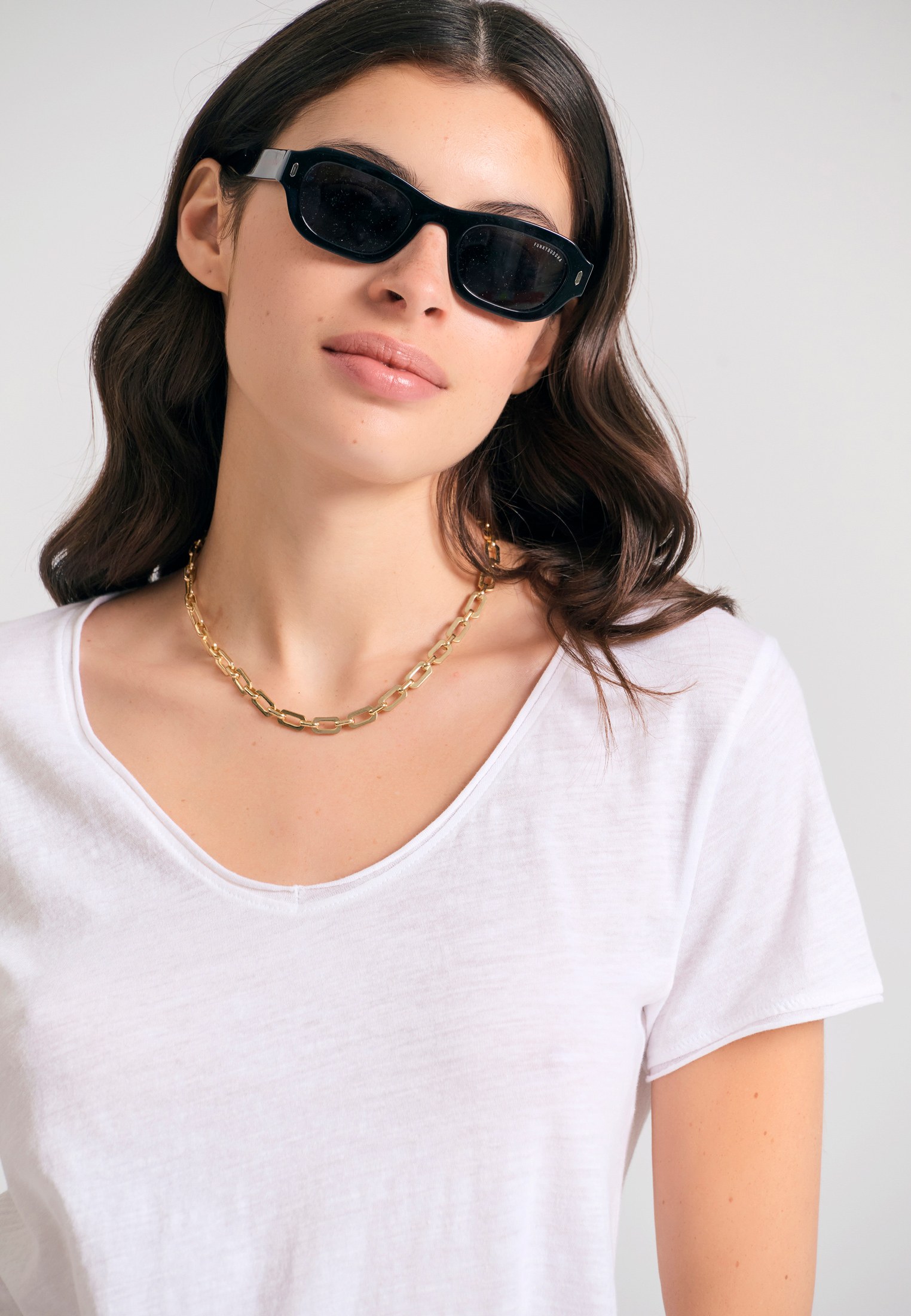 Women's T-Shirts Funky Buddha White