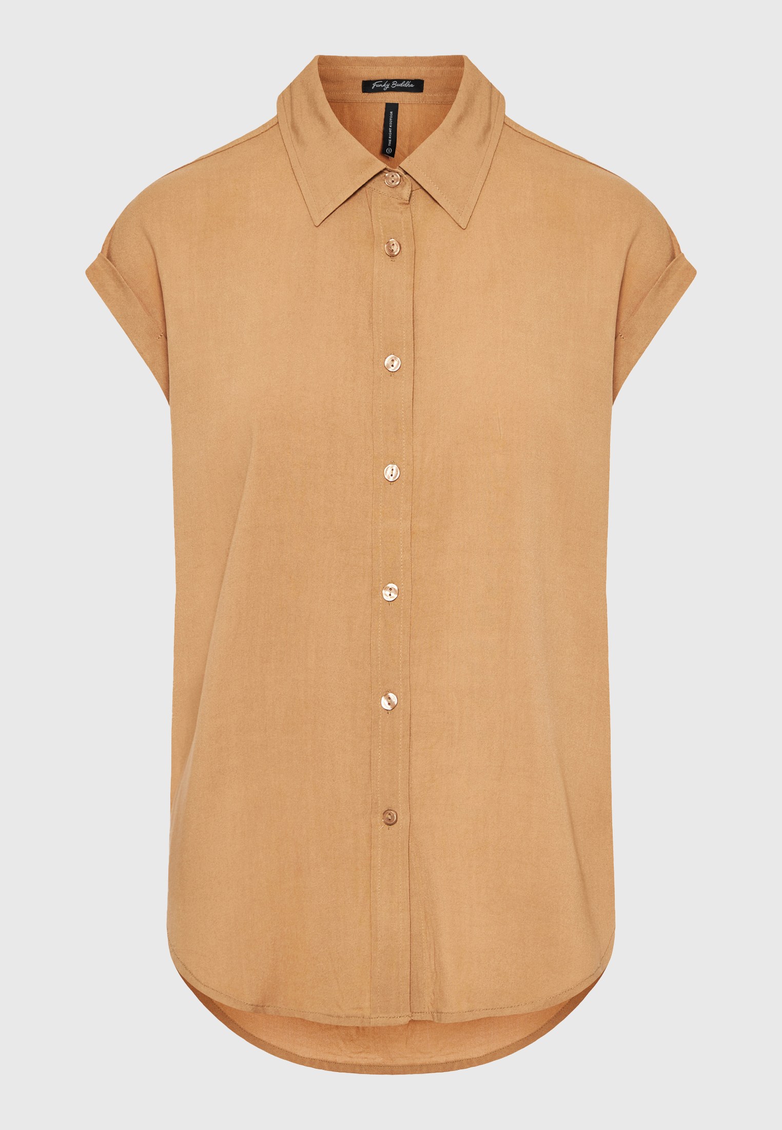 Women's Shirts Funky Buddha Beige