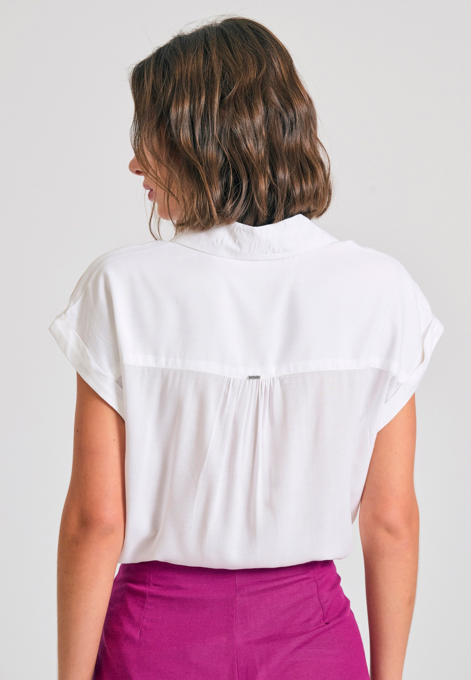 Women's Shirts Funky Buddha White