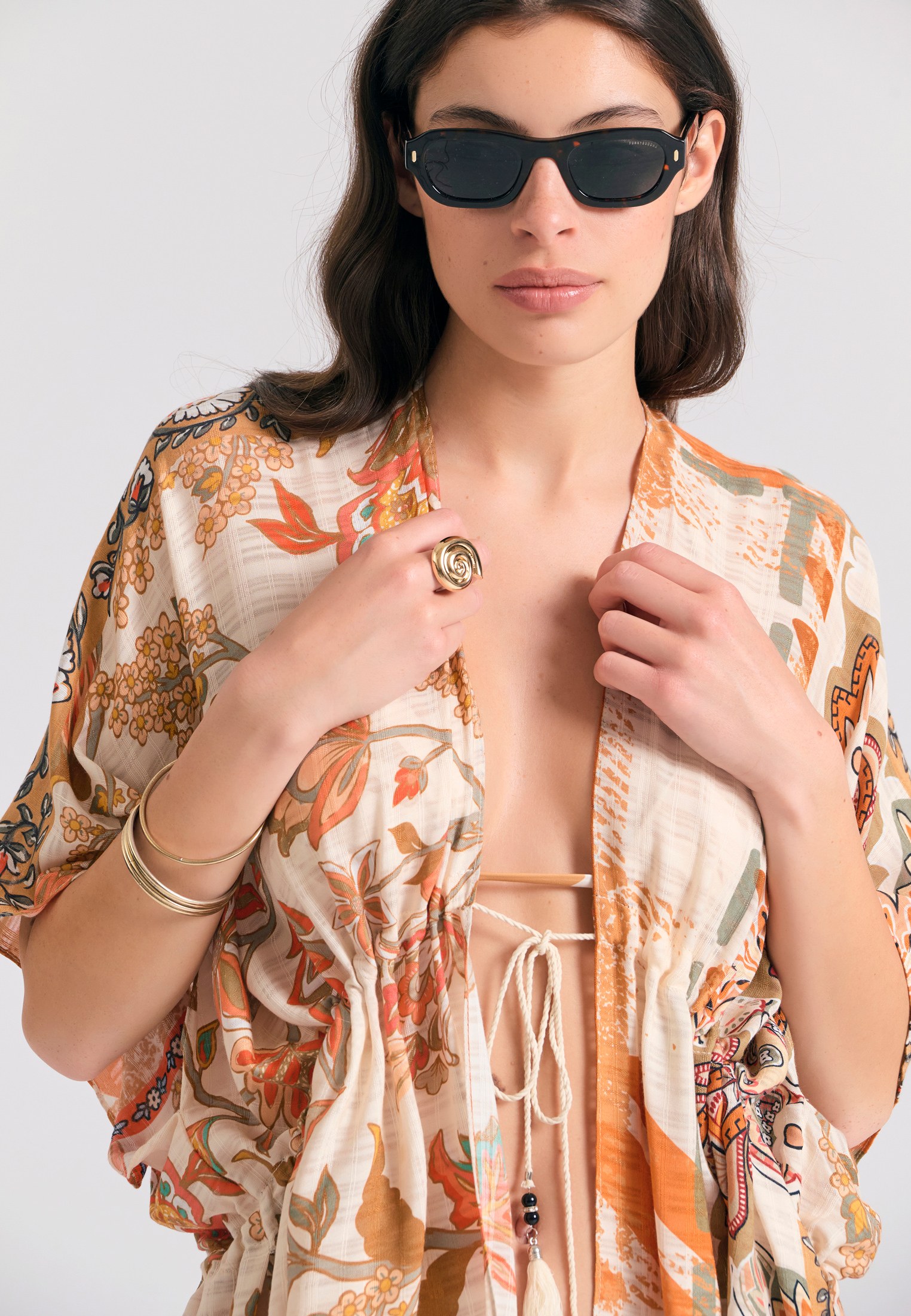 Women's Kimonos Funky Buddha Red