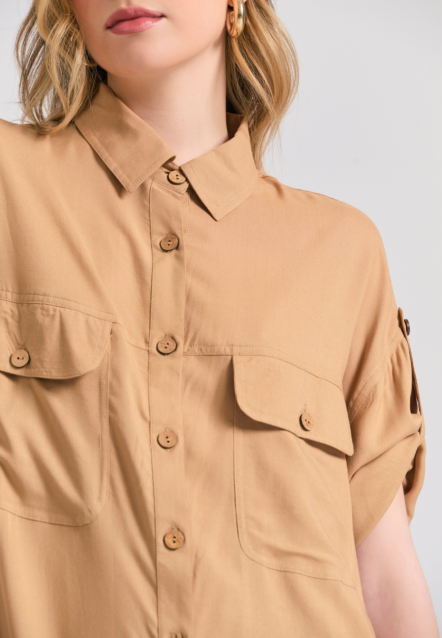 Women's Dresses Funky Buddha Beige