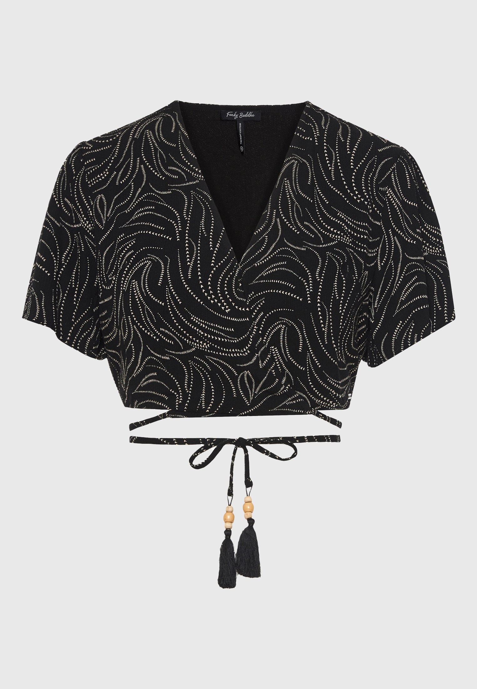 Women's Blouses Funky Buddha Black