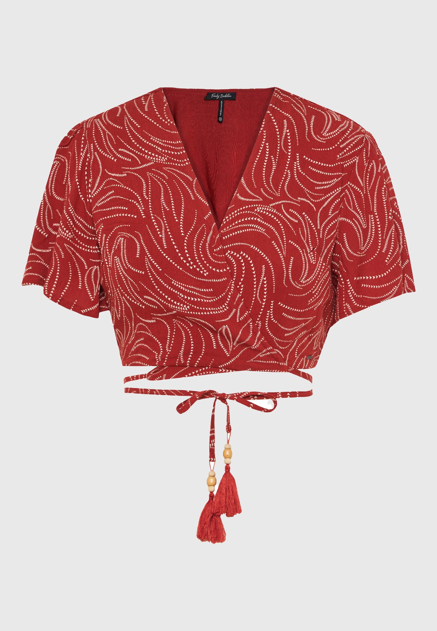 Women's Blouses Funky Buddha Brown