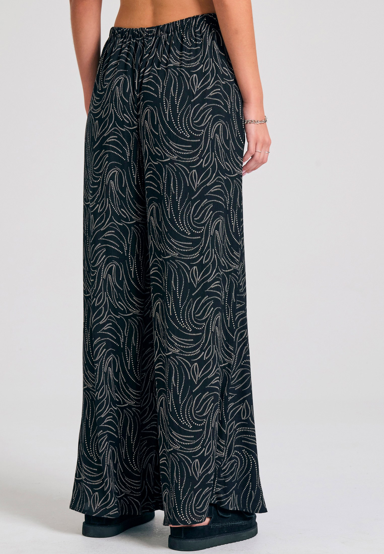 Women's Trousers Funky Buddha Black