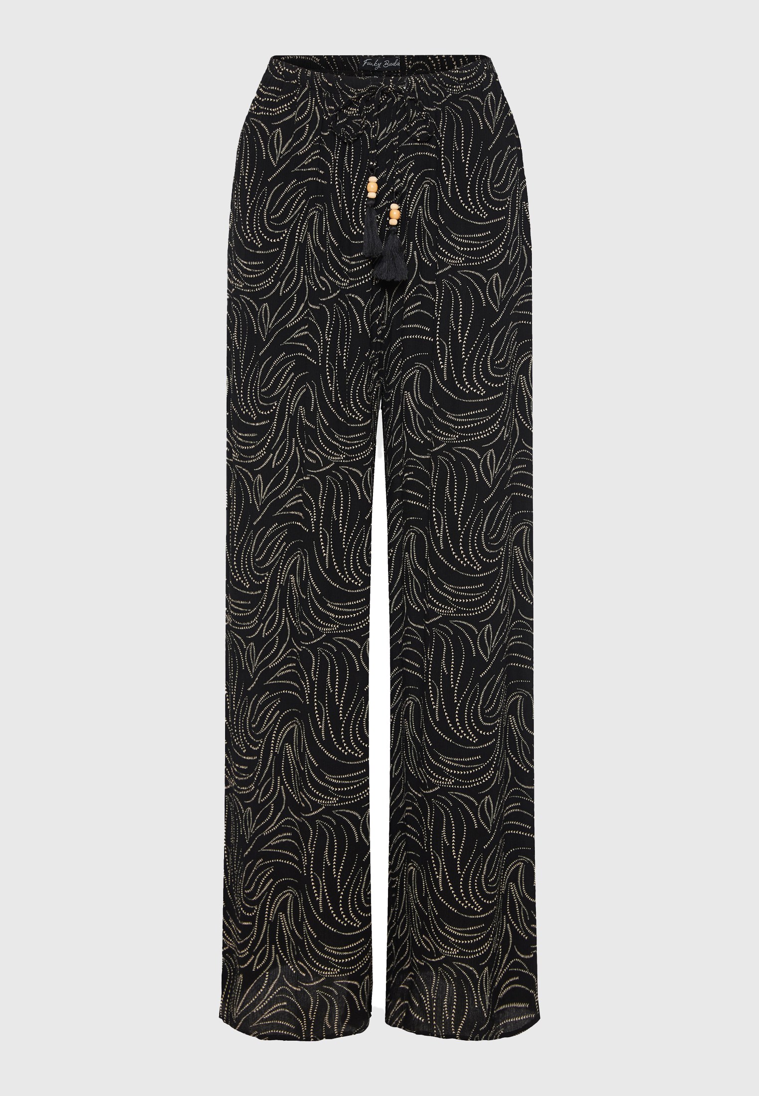 Women's Trousers Funky Buddha Black