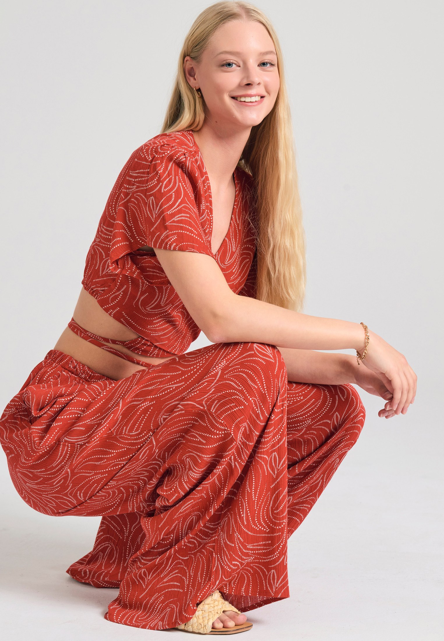 Women's Trousers Funky Buddha Brown