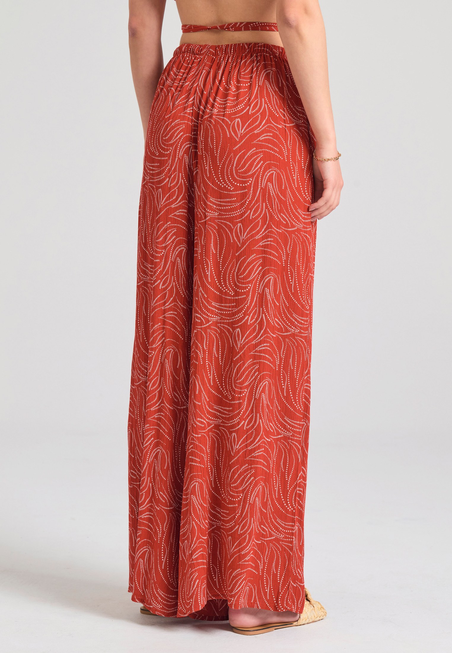 Women's Trousers Funky Buddha Brown