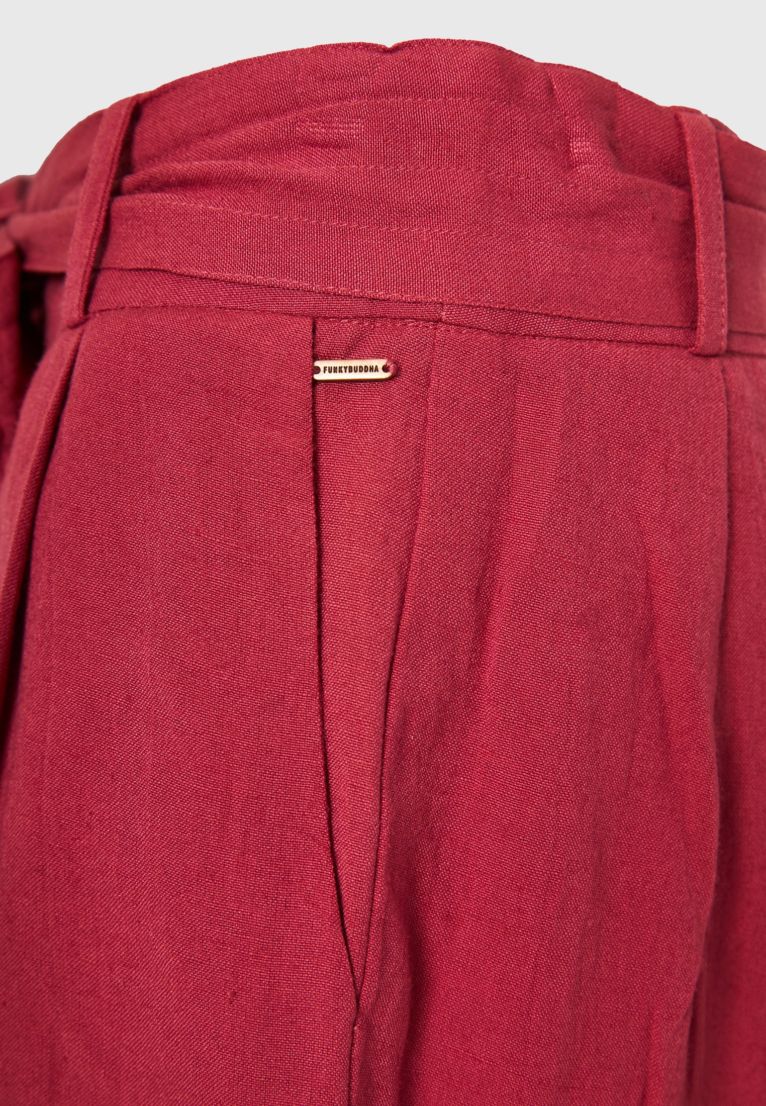 Women's Shorts Funky Buddha Red