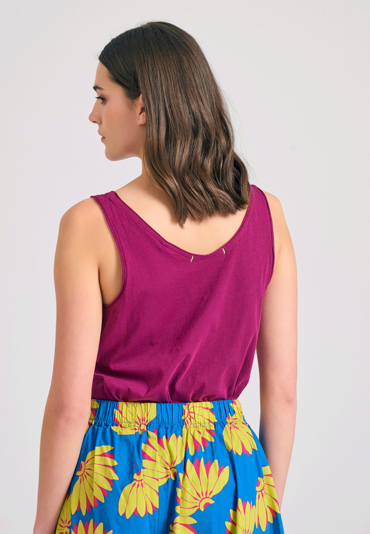 Women's T-Shirts Funky Buddha Purple