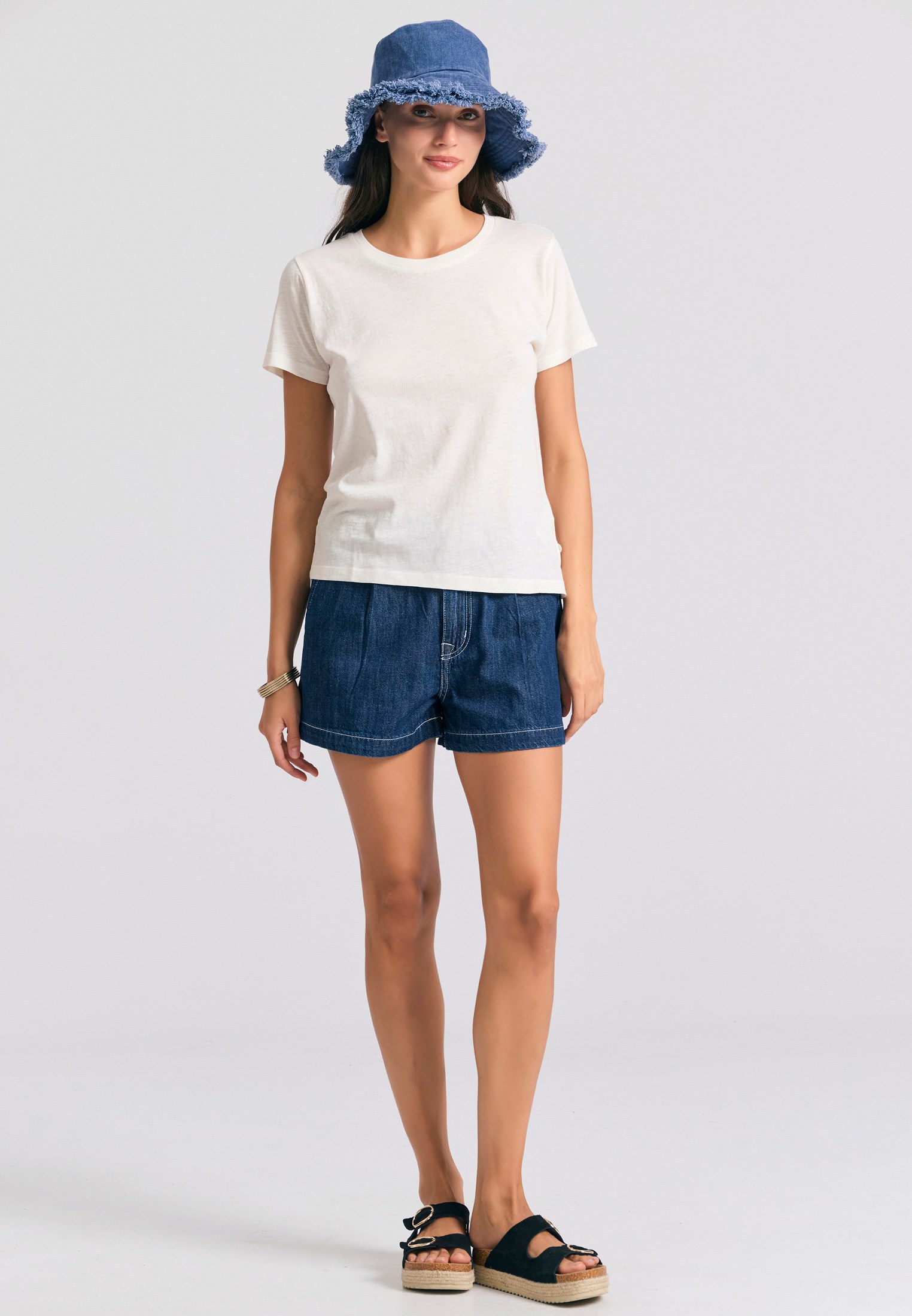 Women's T-Shirts Funky Buddha White