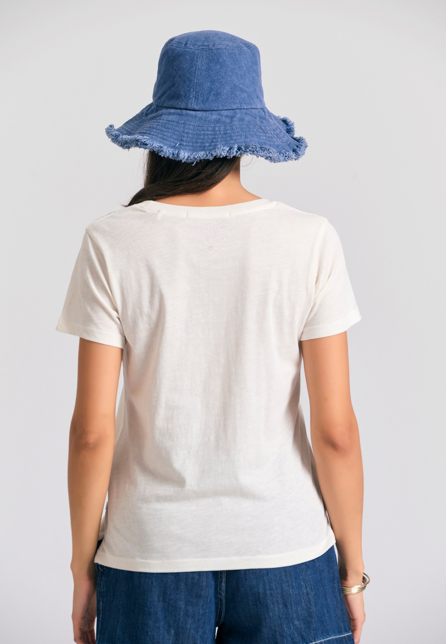 Women's T-Shirts Funky Buddha White