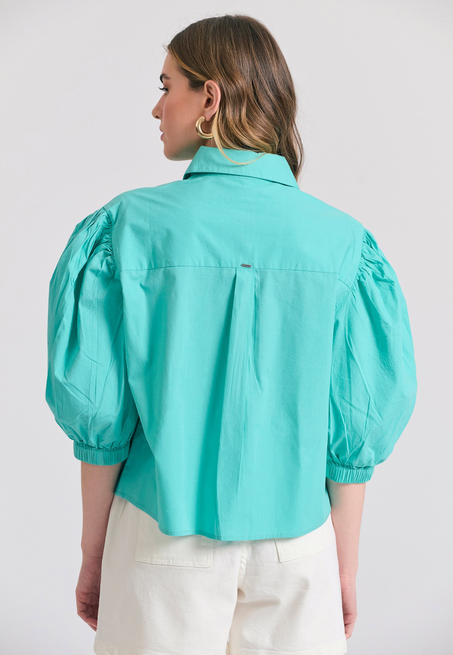 Women's Shirts Funky Buddha Green