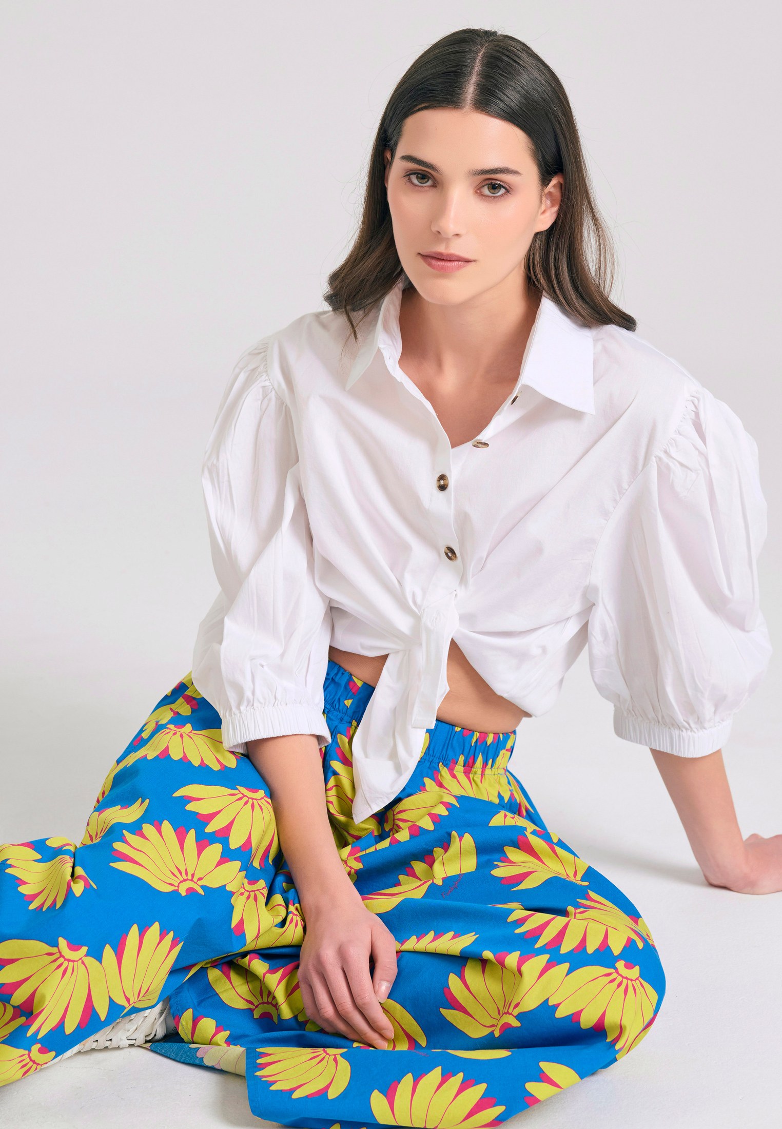 Women's Shirts Funky Buddha White