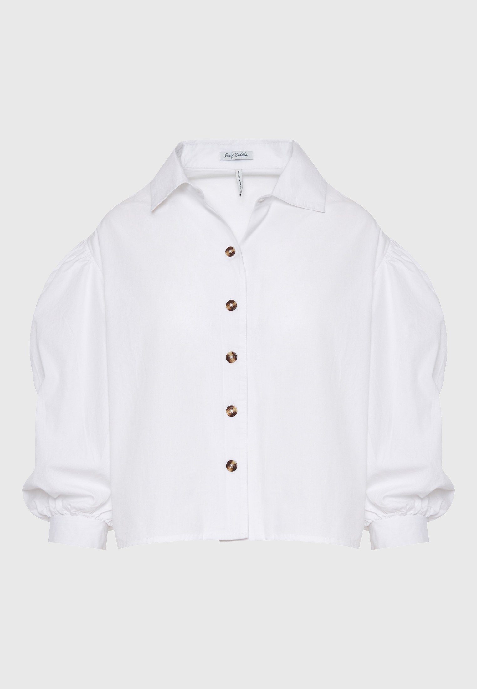 Women's Shirts Funky Buddha White