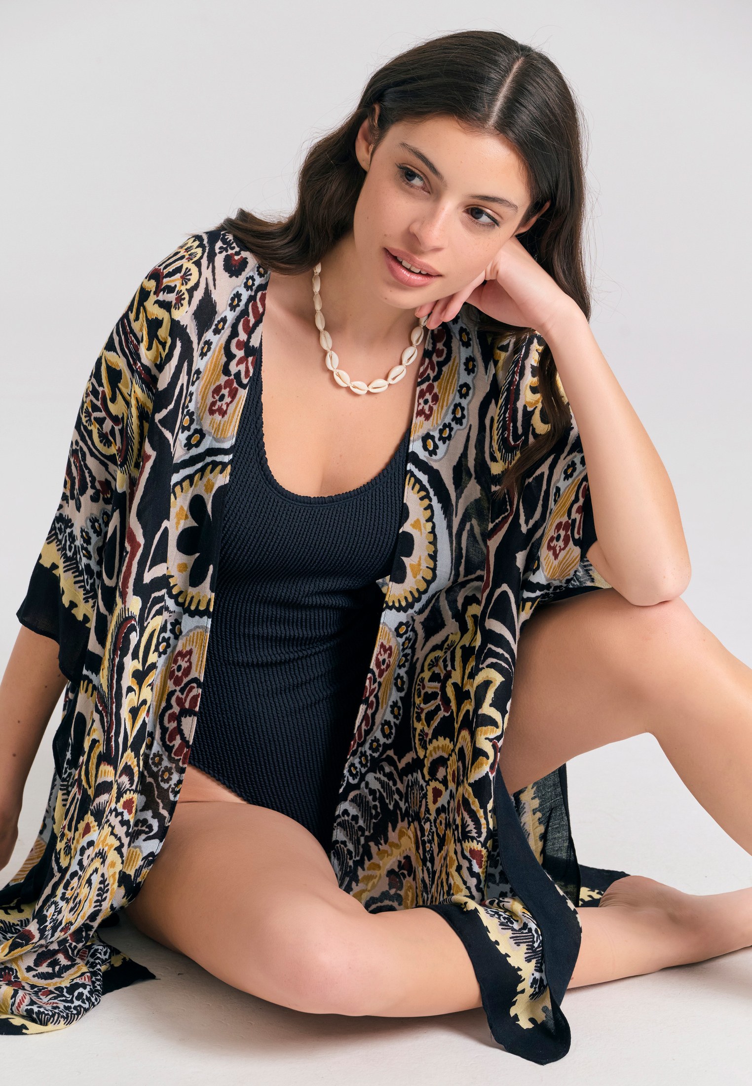 Women's Kimonos Funky Buddha Black