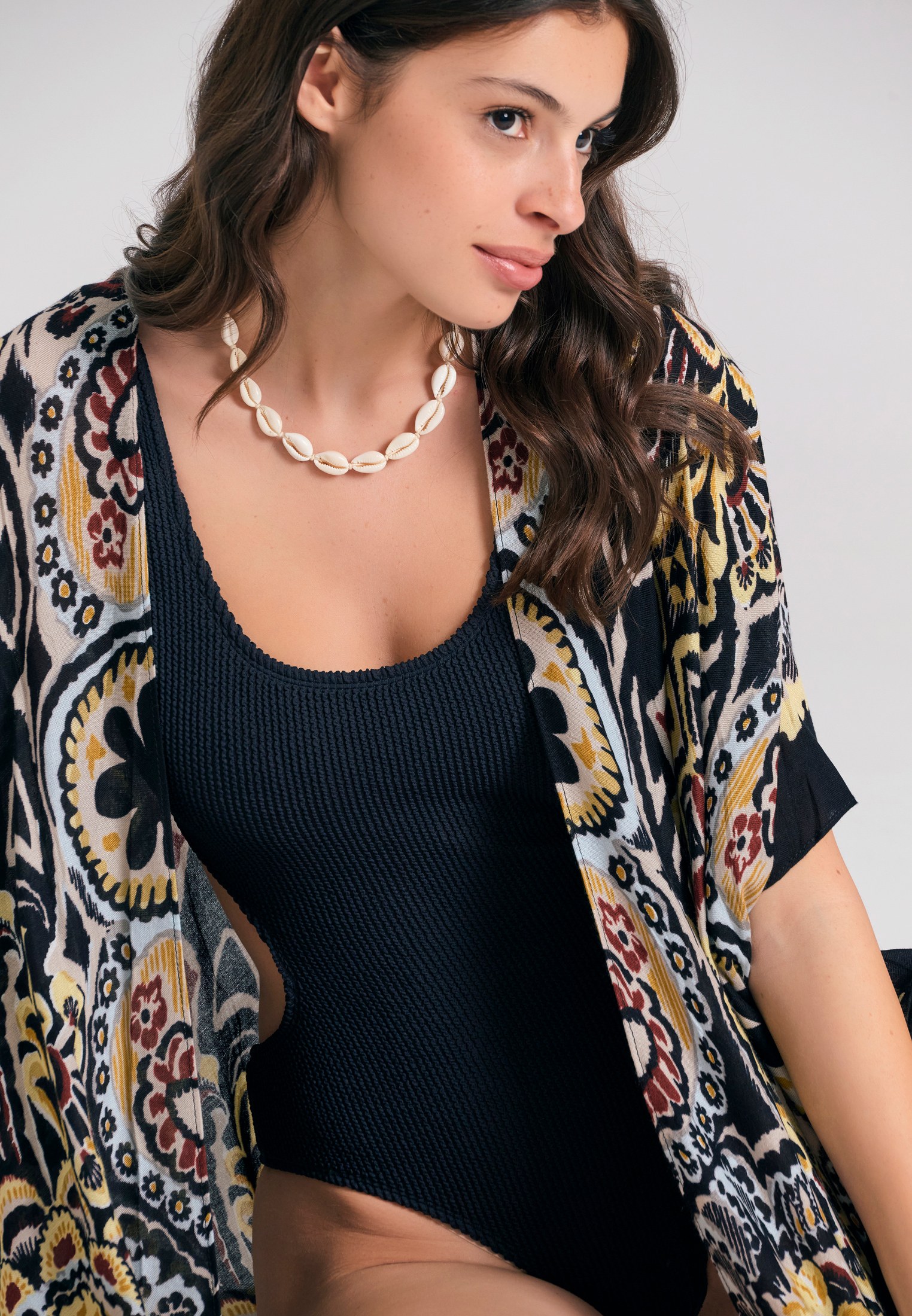 Women's Kimonos Funky Buddha Black