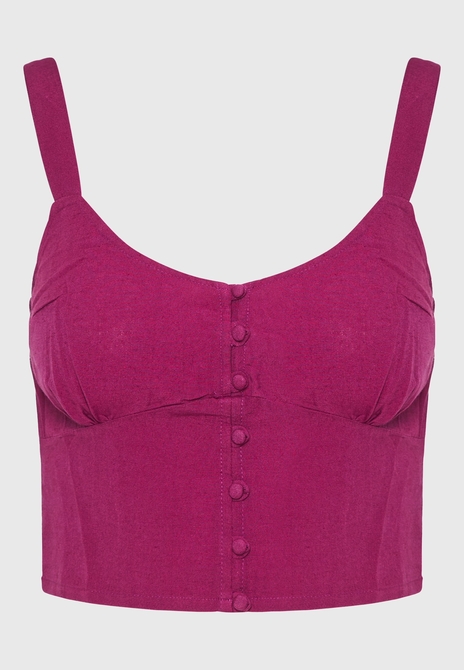 Women's Crop Tops Funky Buddha Purple
