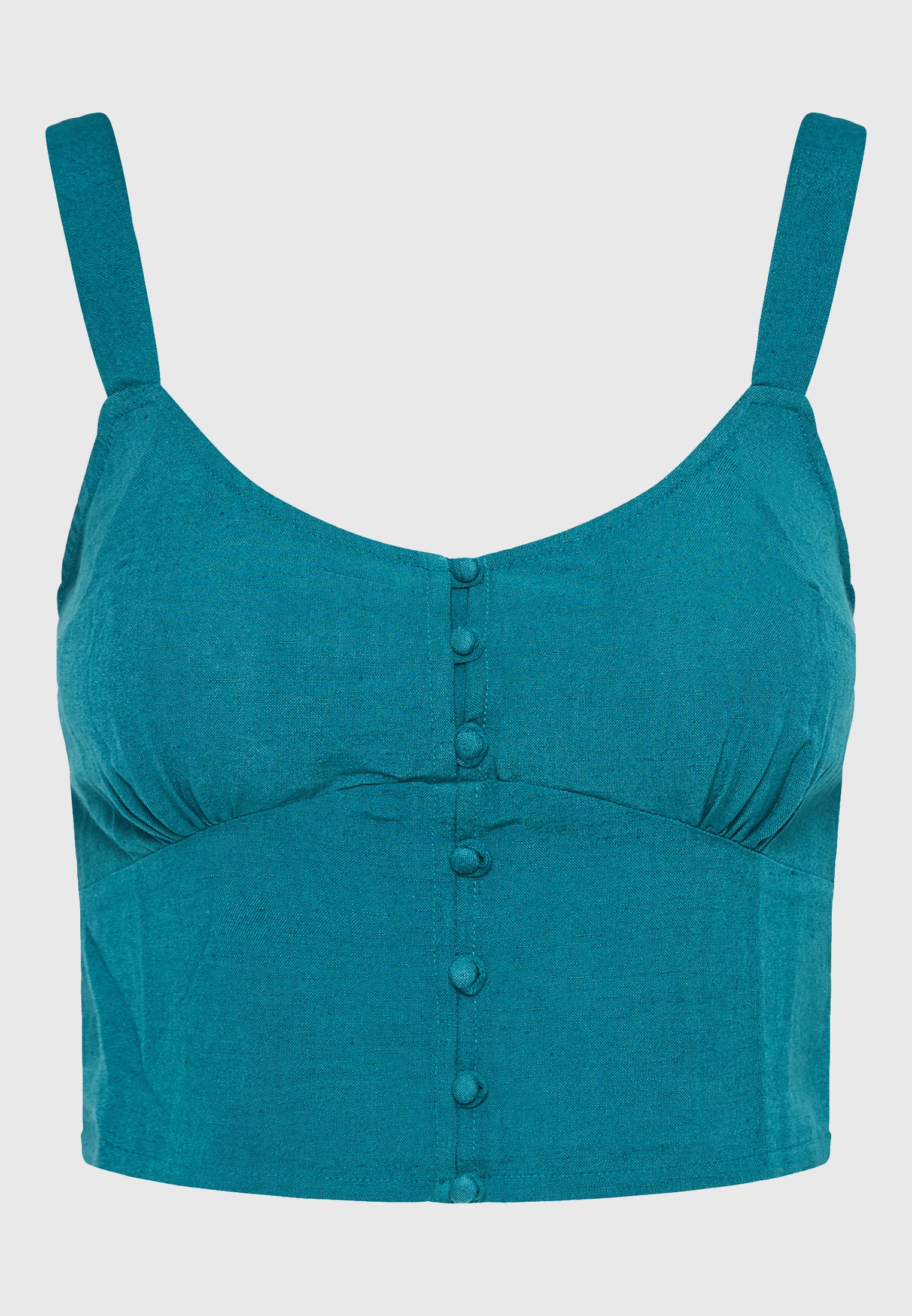 Women's Crop Tops Funky Buddha Blue