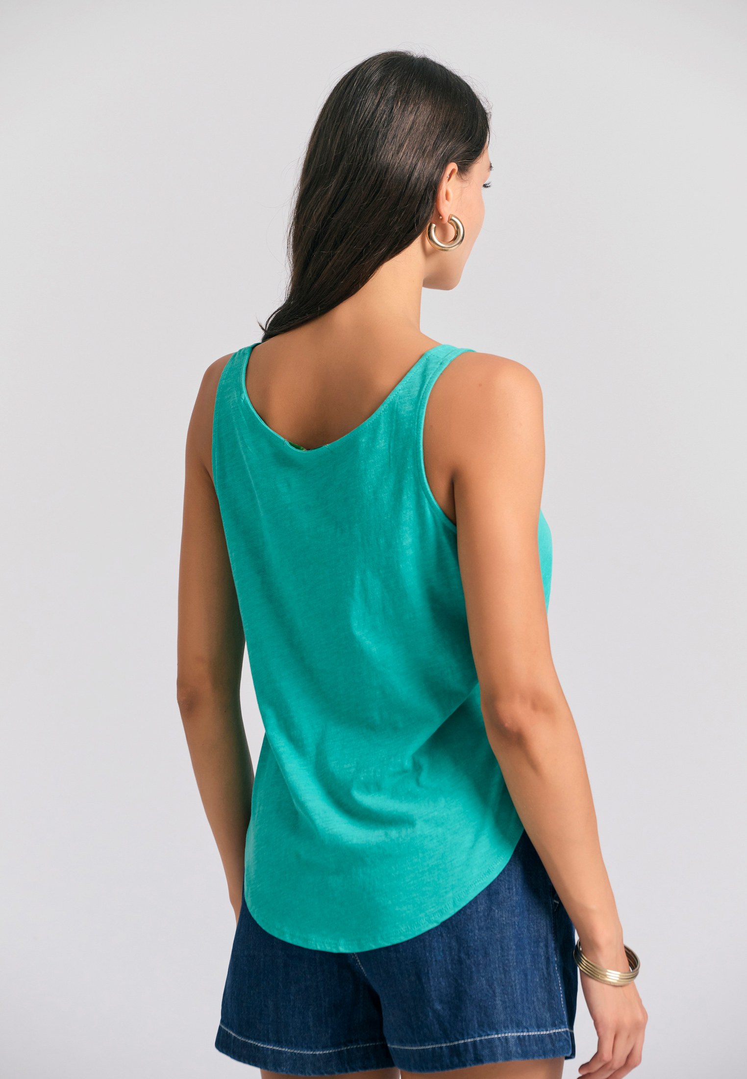 Women's T-Shirts Funky Buddha Green