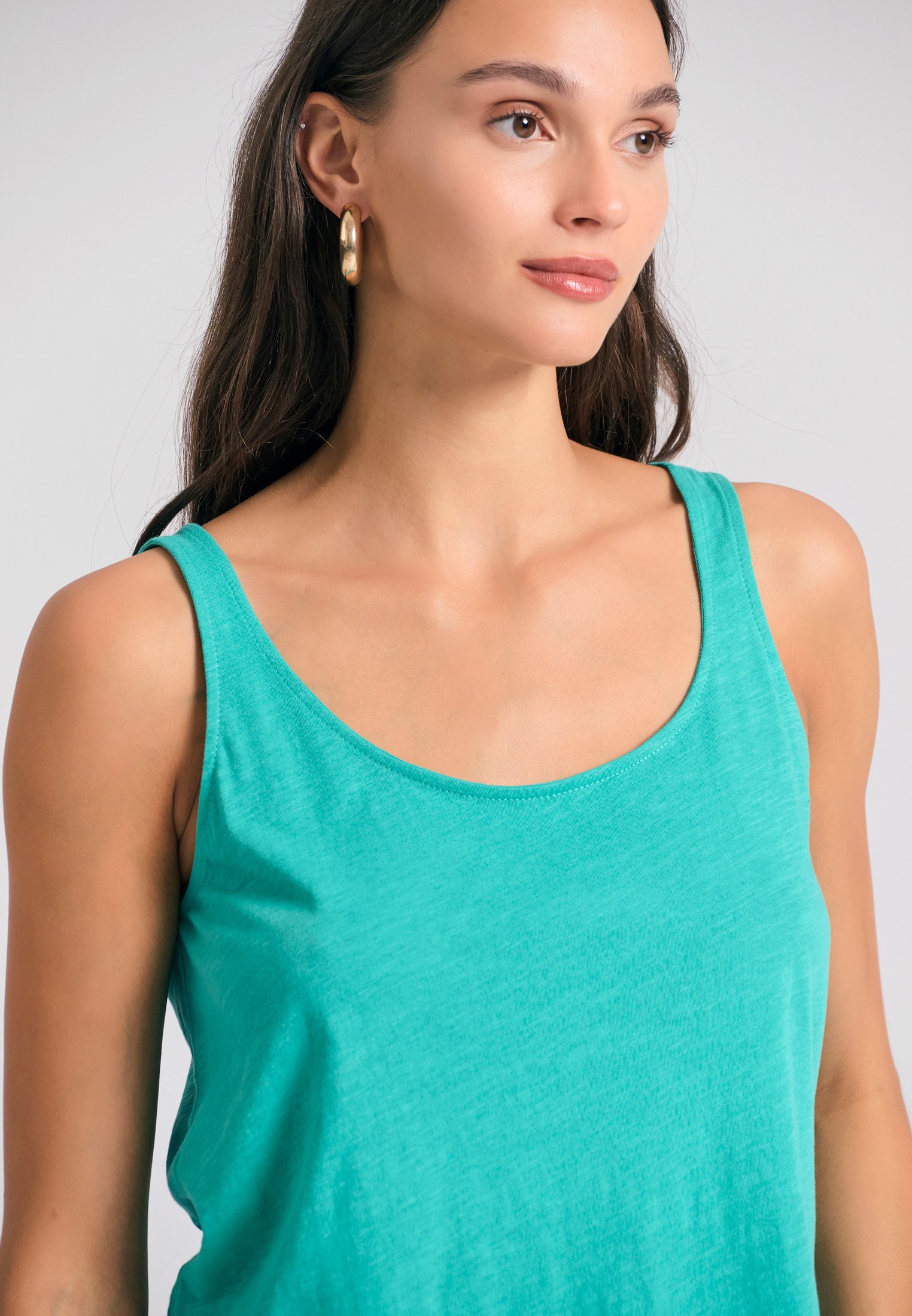 Women's T-Shirts Funky Buddha Green