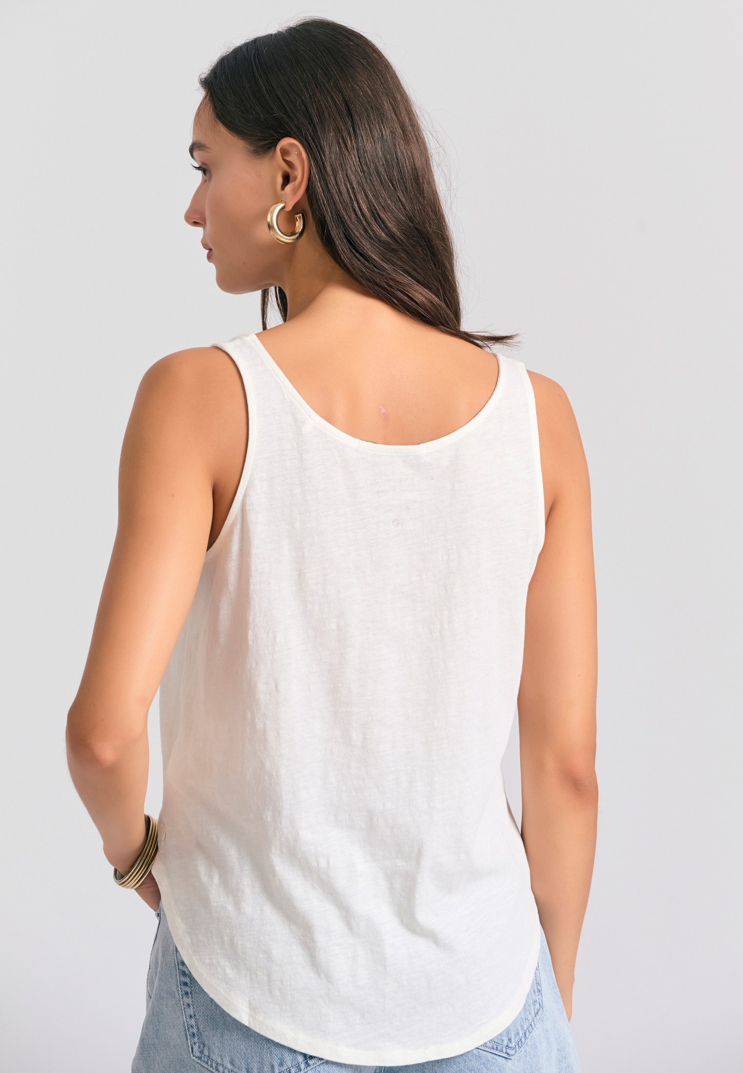 Women's T-Shirts Funky Buddha White