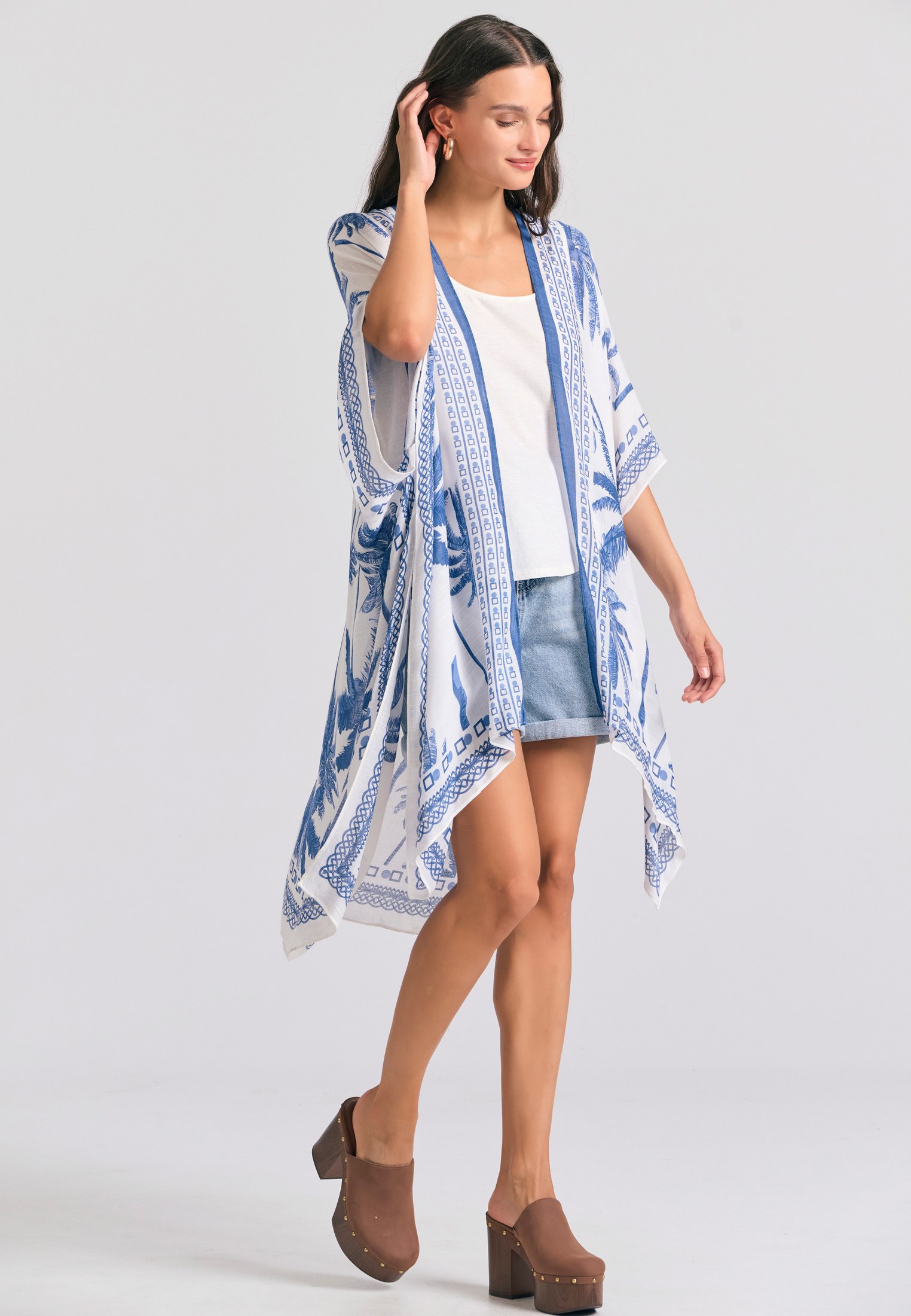 Women's Kimonos Funky Buddha White