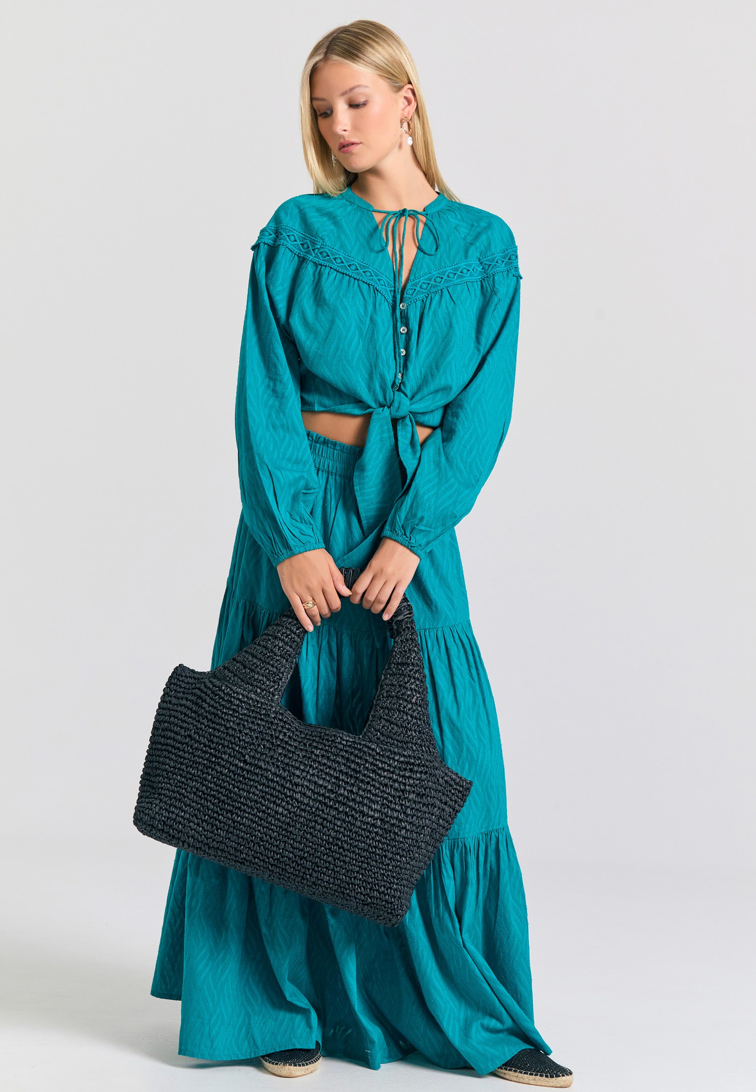 Women's Shirts Funky Buddha Blue