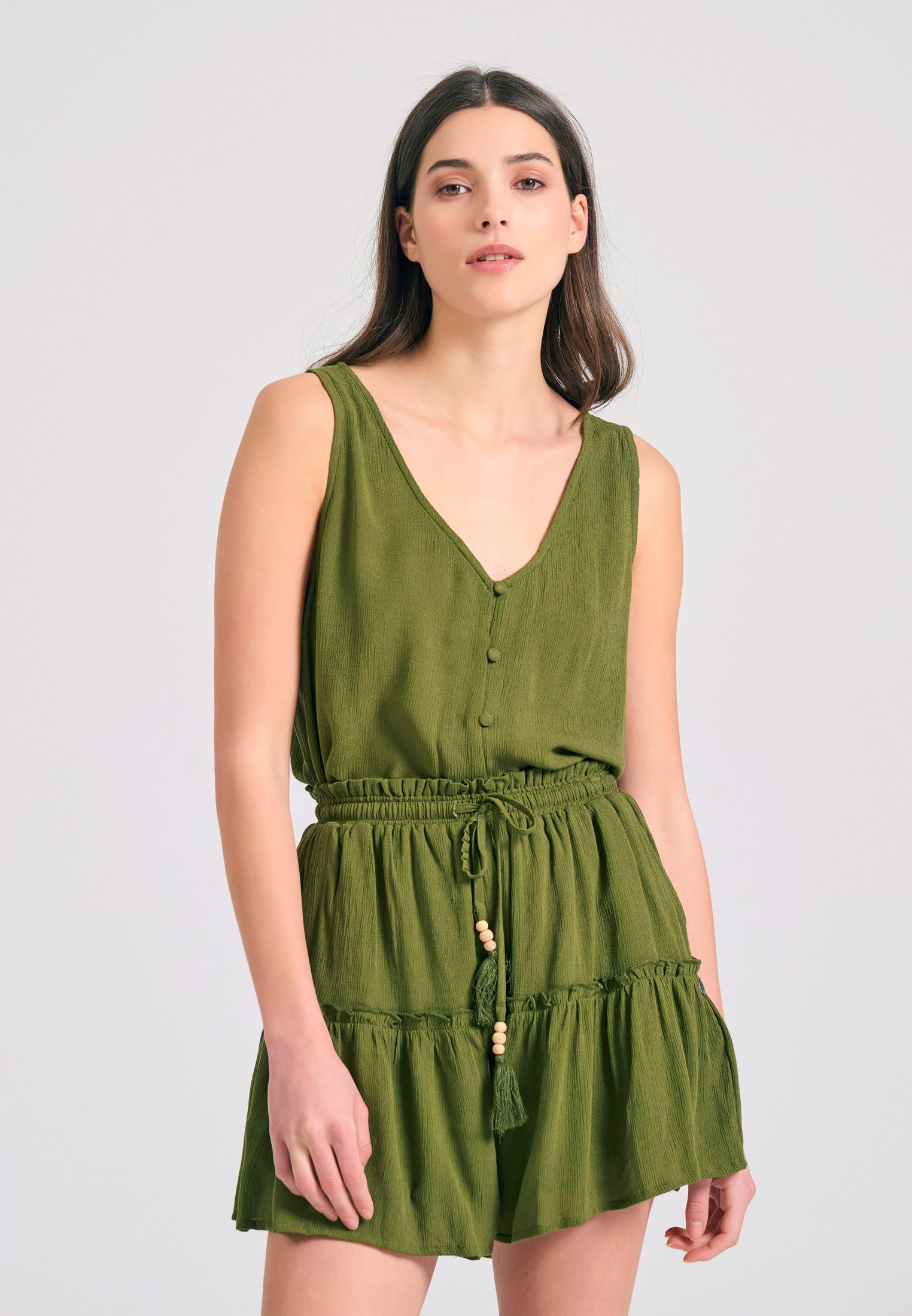 Women's Shorts Funky Buddha Green