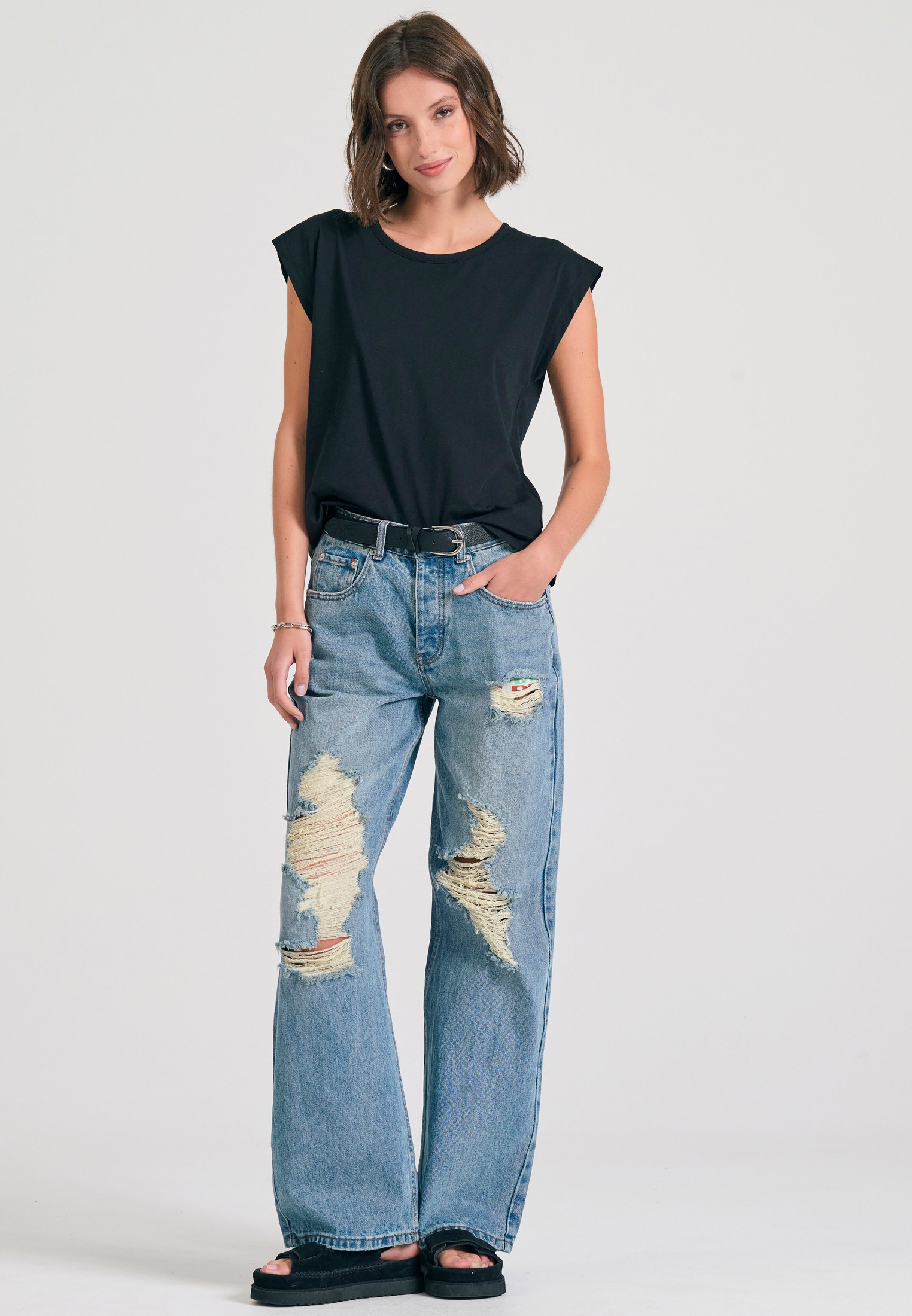 Women's T-Shirts Funky Buddha Black