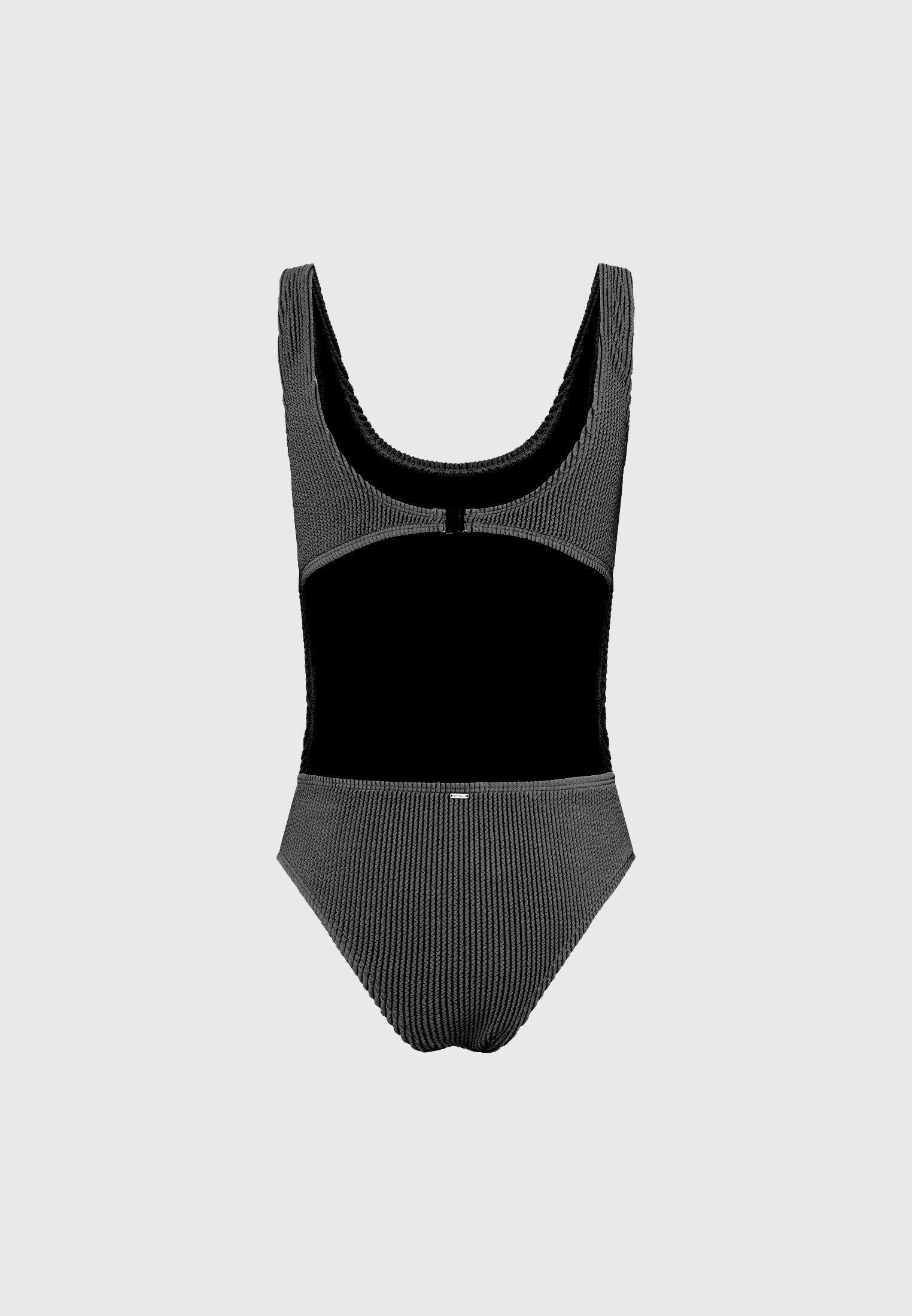 Ολόσωμο μαγιό σε ανάγλυφη υφή και cut out φωτογραφία