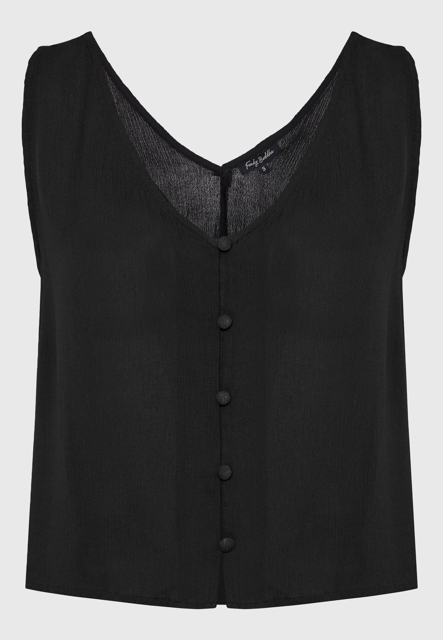 Women's Sleeveless Tops Funky Buddha Black
