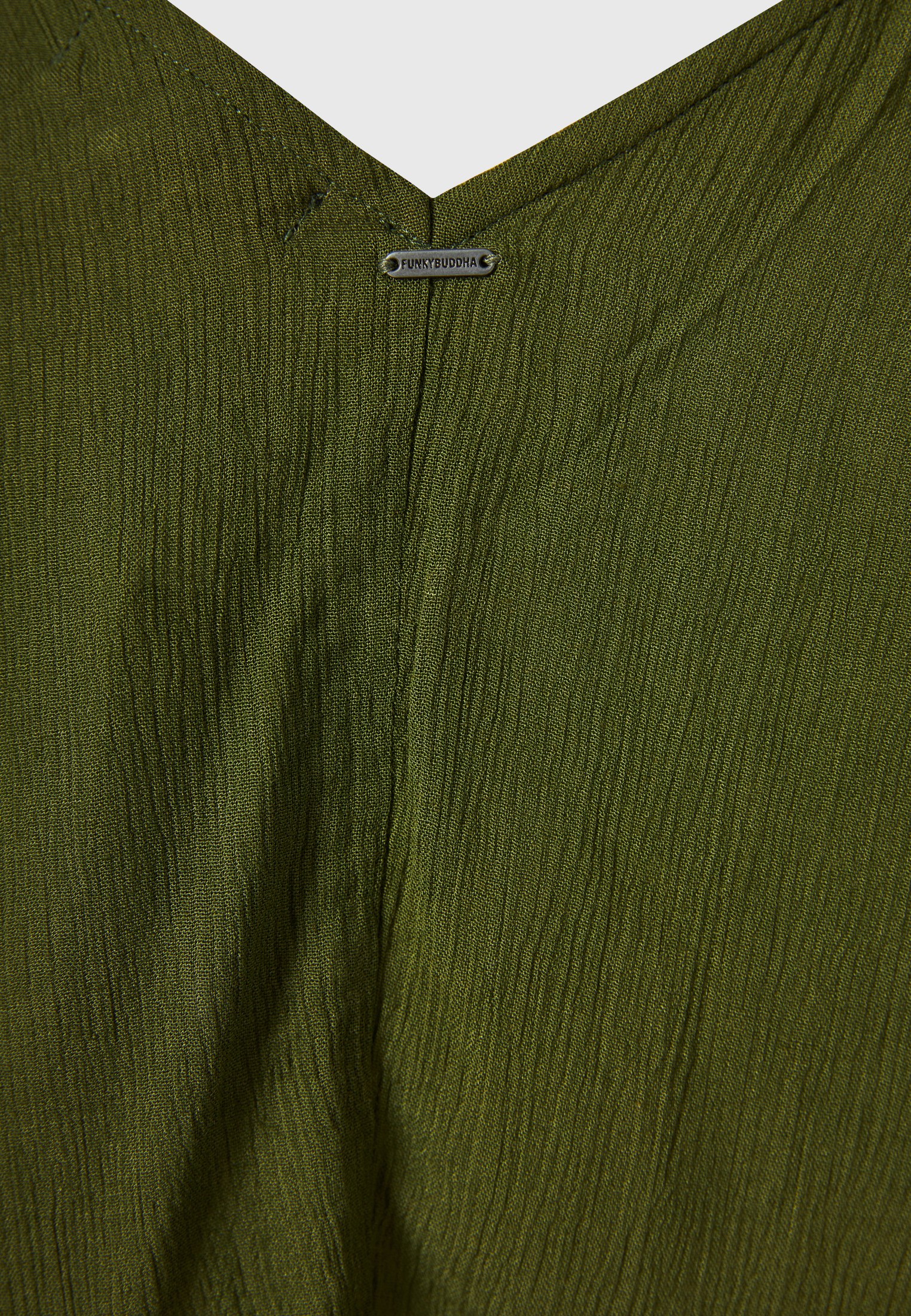 Women's Sleeveless Tops Funky Buddha Green