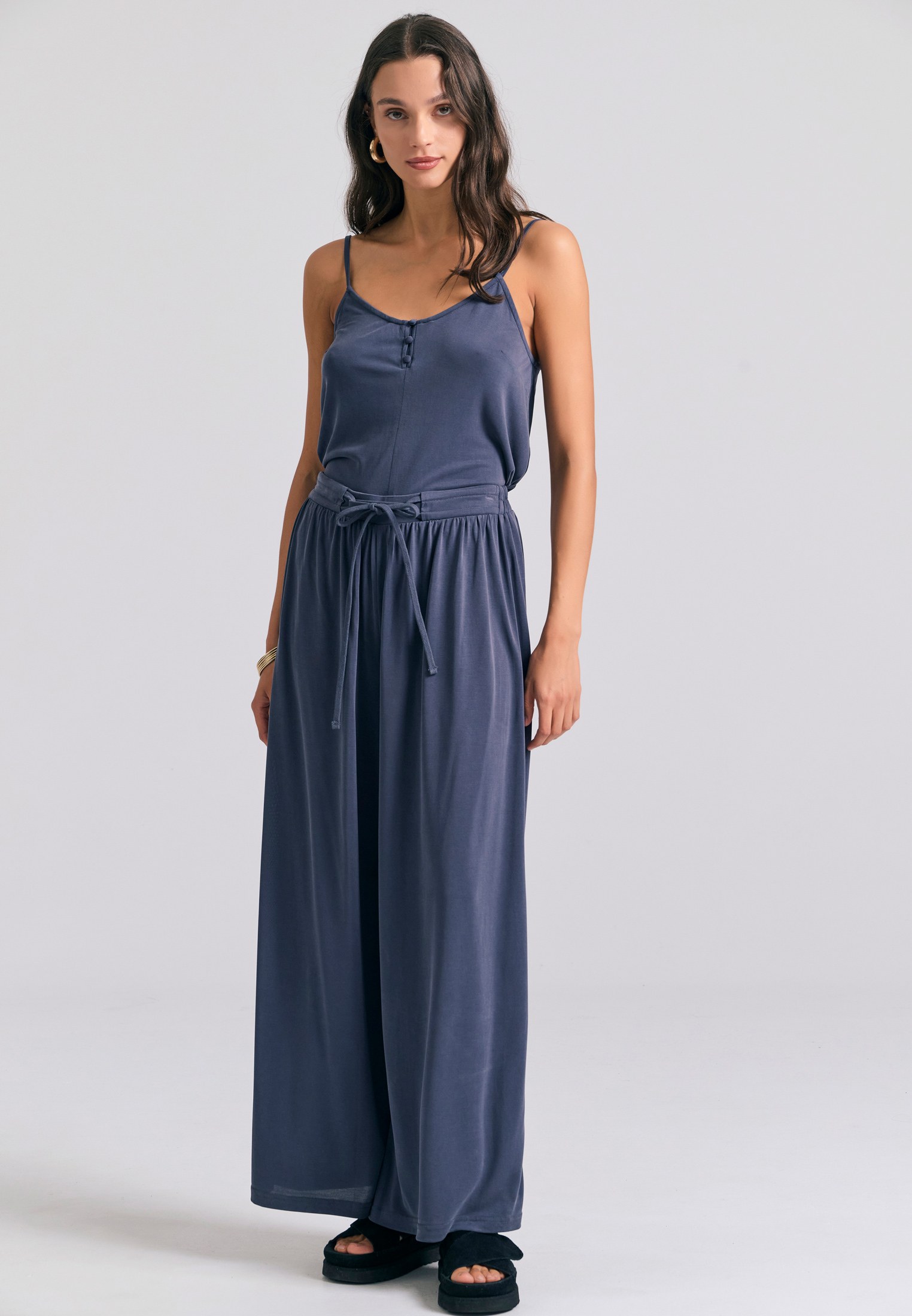 Women's Trousers Funky Buddha Blue