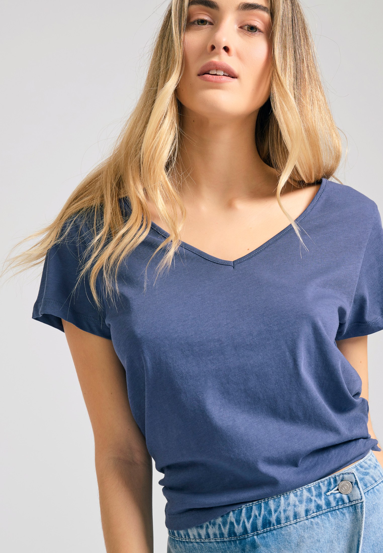 Women's T-Shirts Funky Buddha Blue