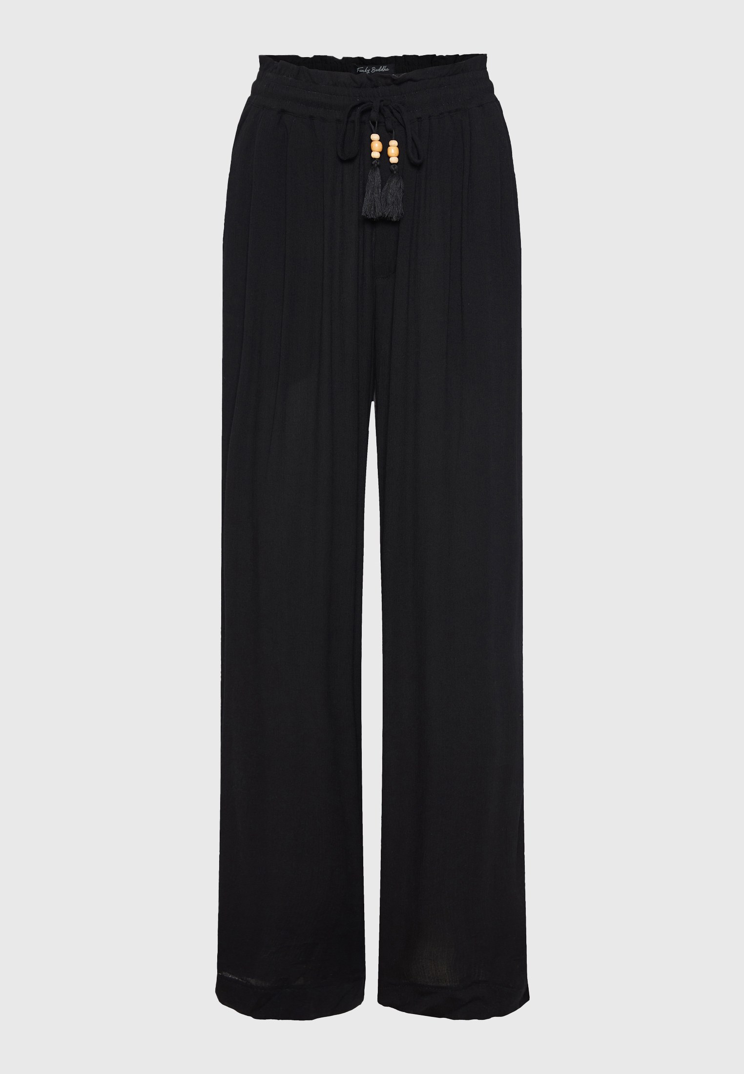 Women's Trousers Funky Buddha Black