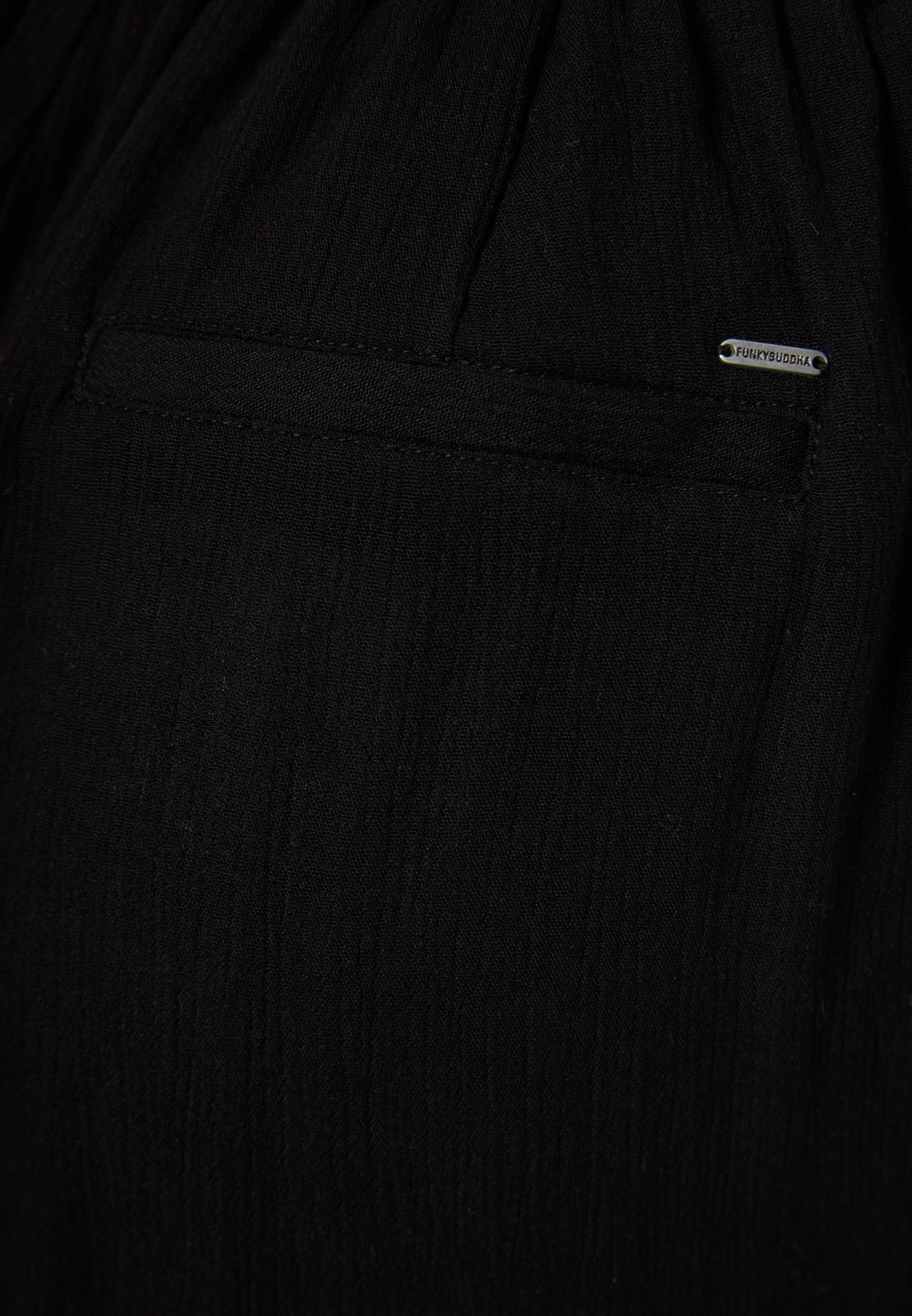 Women's Trousers Funky Buddha Black