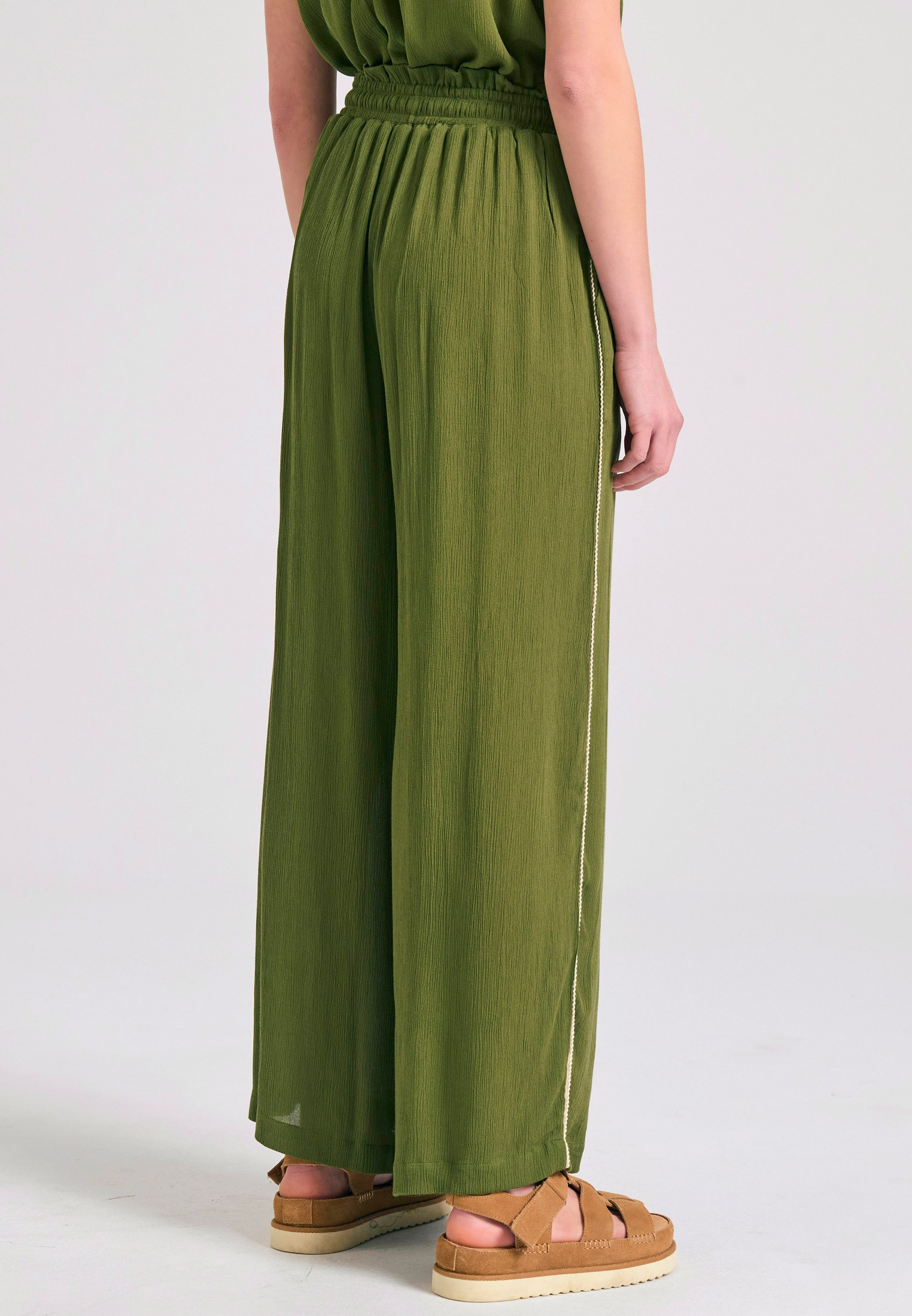 Women's Trousers Funky Buddha Green