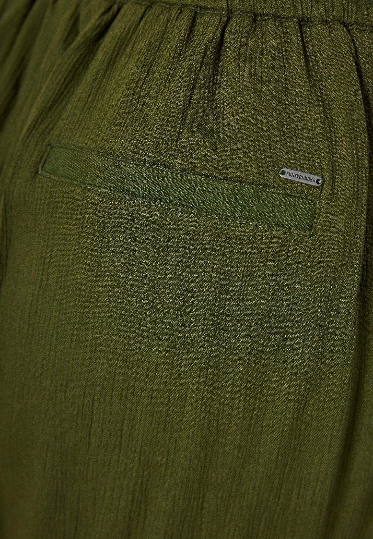 Women's Trousers Funky Buddha Green